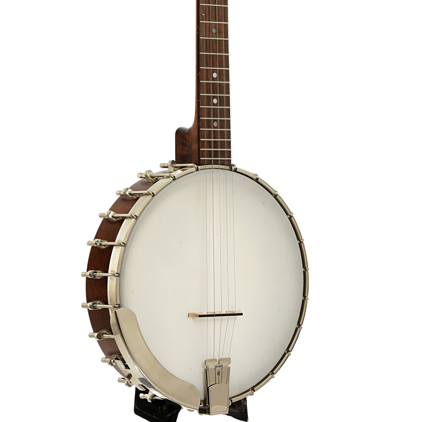 Front and side of Recording King RK-OT25 Madison Open Back Banjo