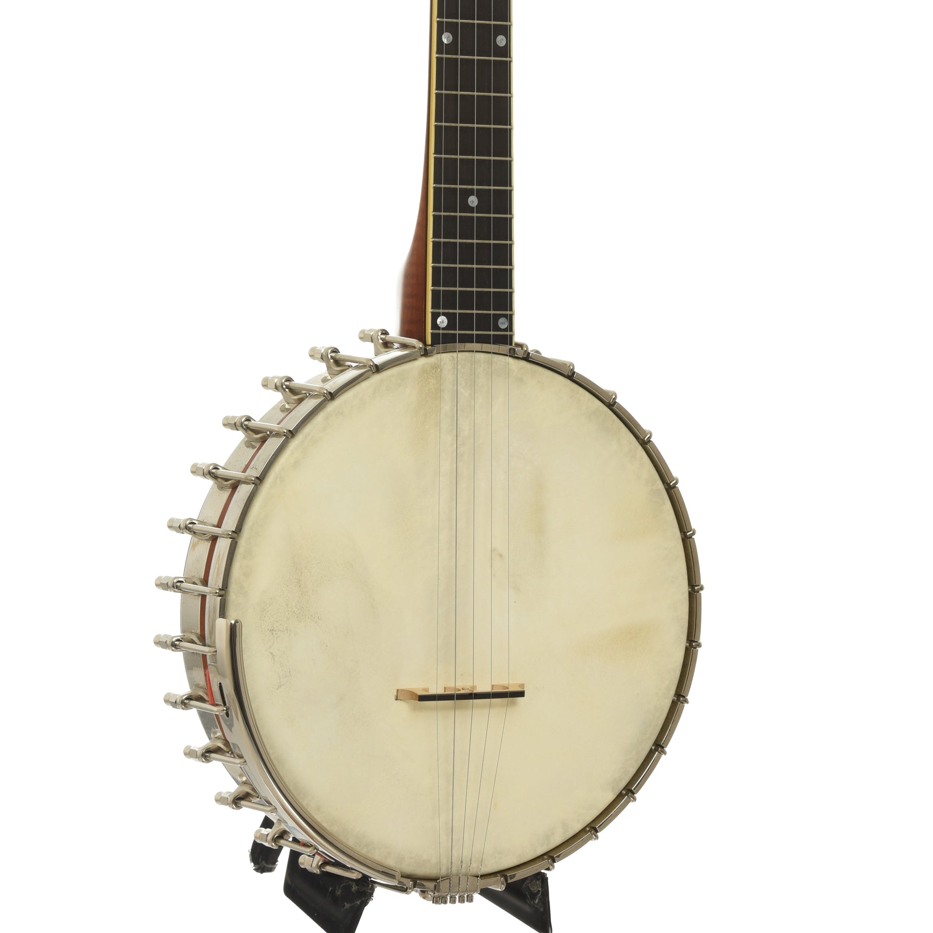 Front and side of Mike Ramsey Tubaphone No.3 Open Back Banjo