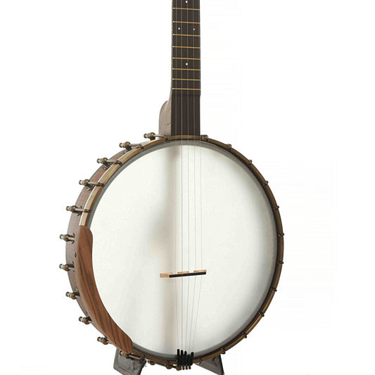 Ode Magician 13in Walnut Openback Banjo & Gigbag