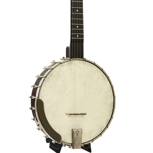 Front and side of Recording King OT-25 Madison Openback Banjo