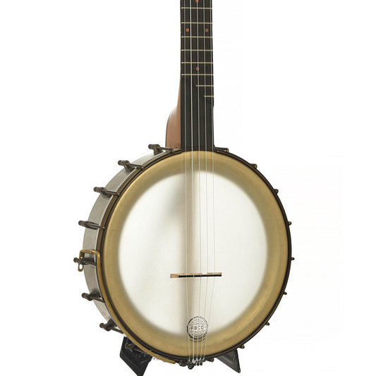 Front and side of Pisgah Rambler Custom Openback Banjo