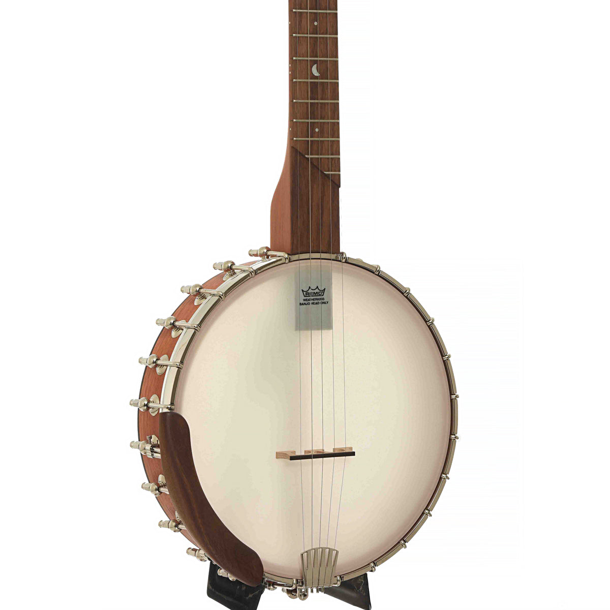 Front of Gold Tone High Moon 25/11 11in Openback Banjo & Gigbag