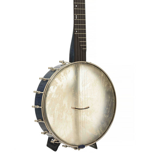 Front of Chuck Lee Ovilla 12in Openback Banjo & Case, 878