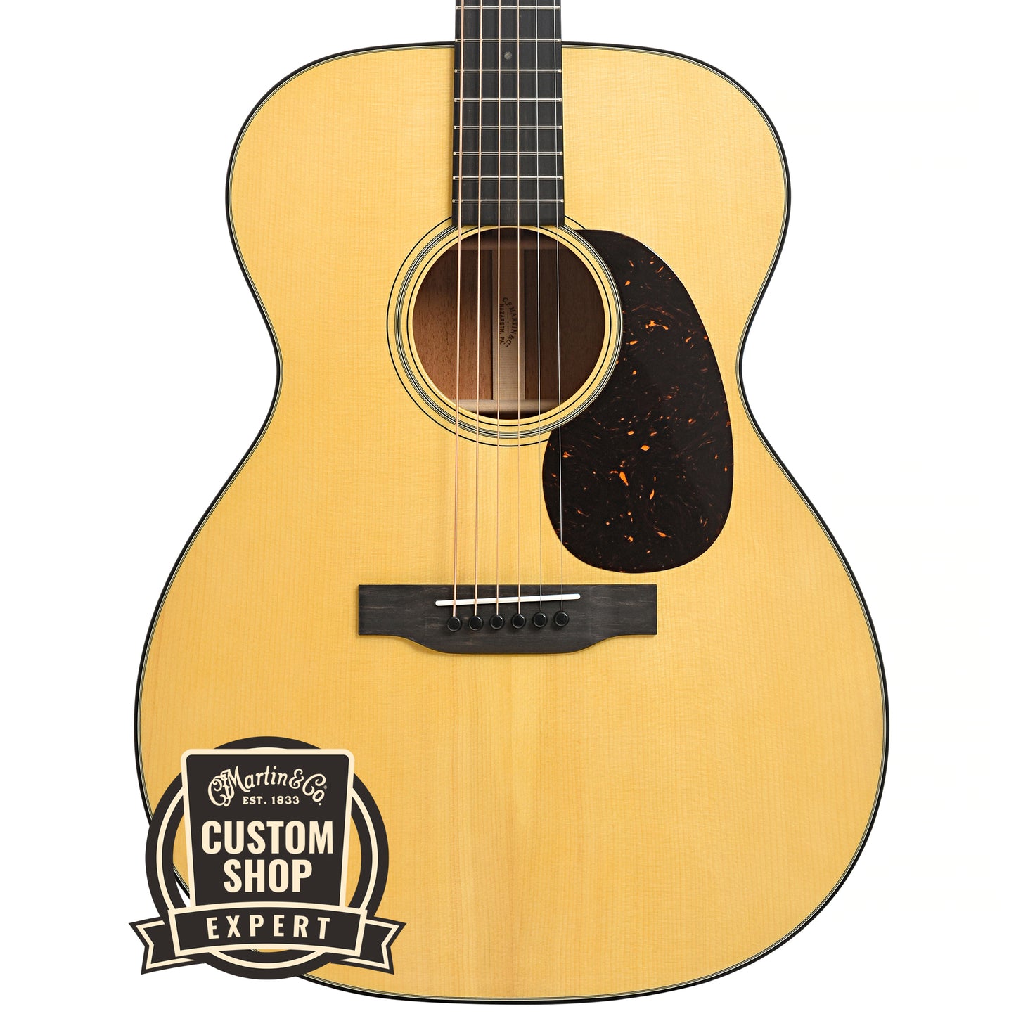 Front of Martin Custom 18-Style 000 Guitar 