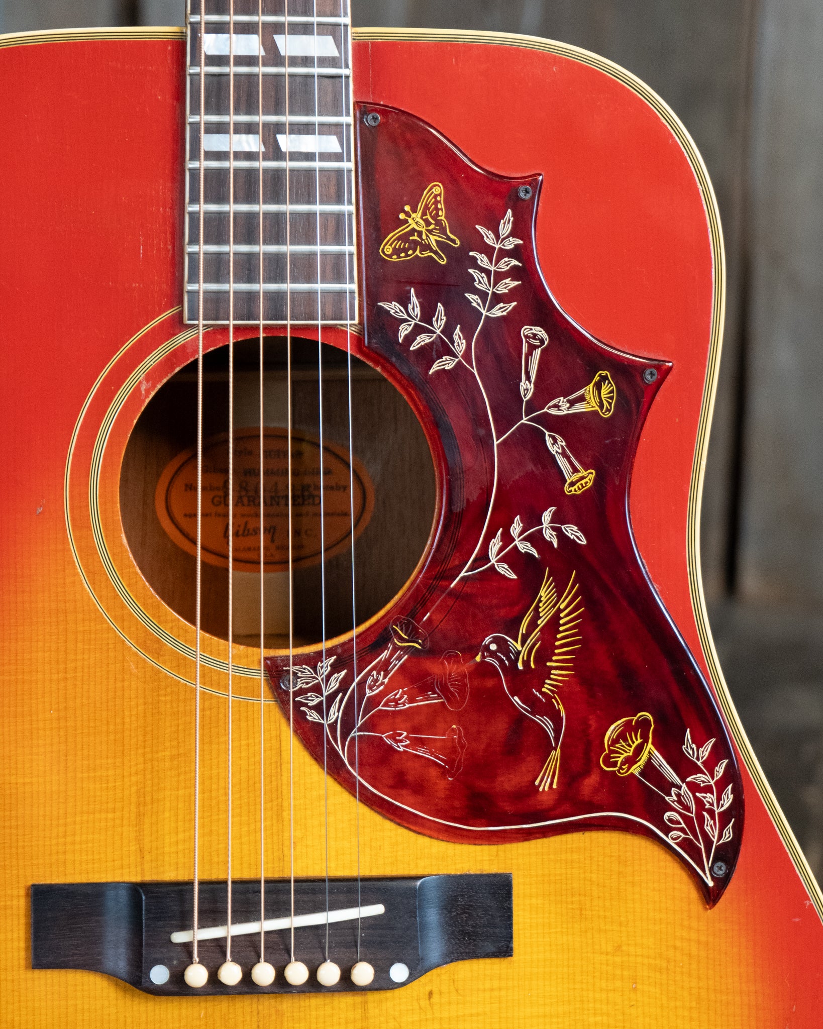 Gibson Hummingbird Acoustic Guitar (1968-69) – Elderly Instruments