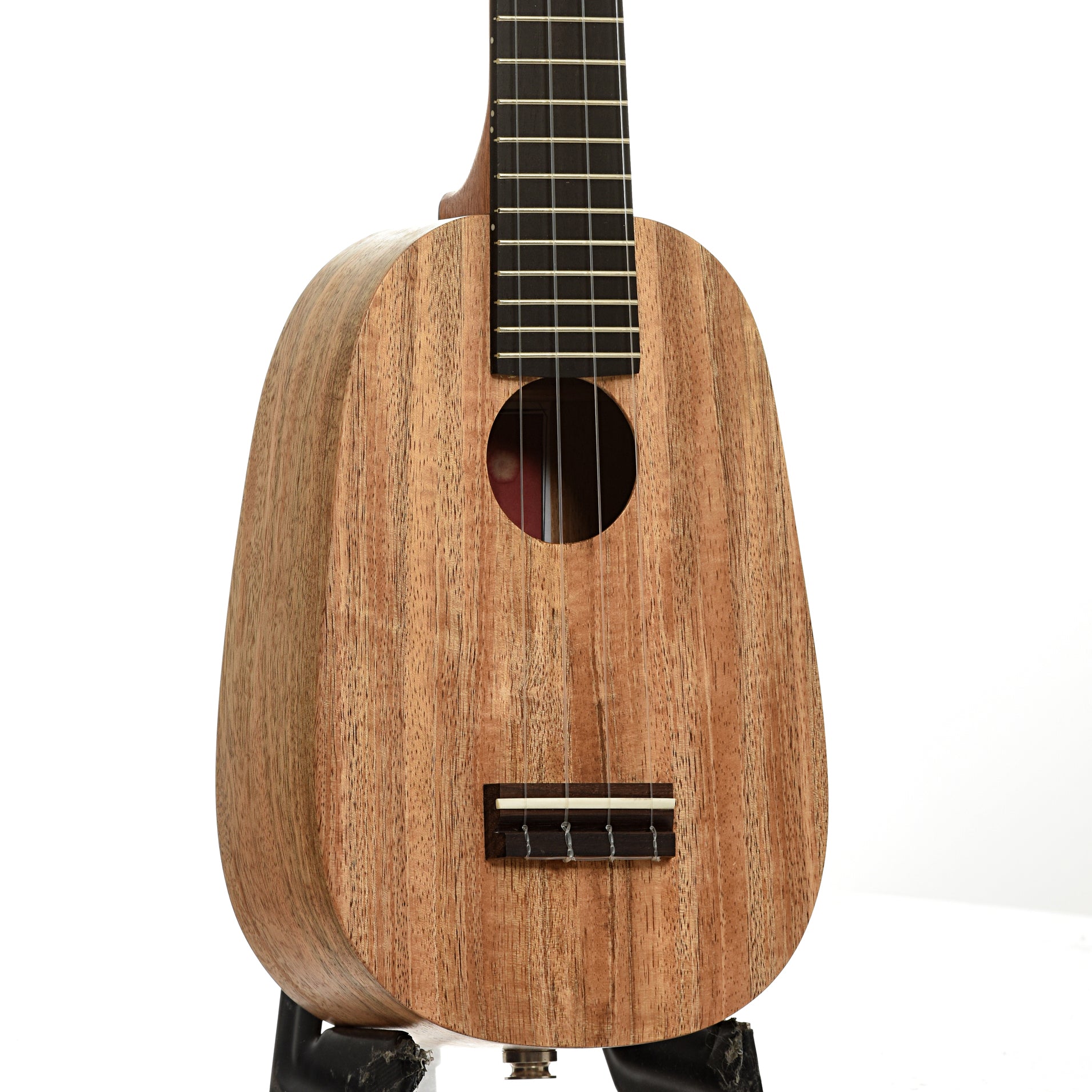 Front and side of Mya-Moe Pineapple Acacia? Concert Ukulele