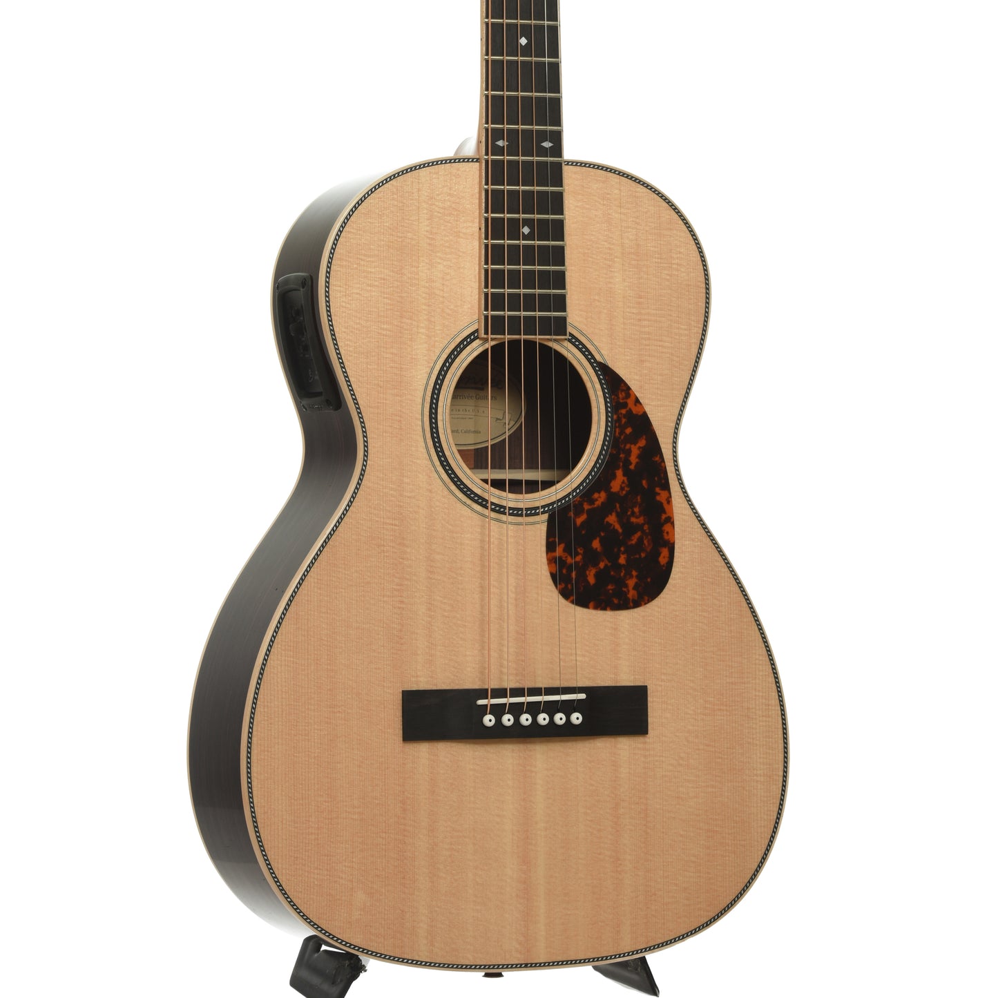 Front and side of Larrivee 00-44RE Legacy Series Acoustic-Electric Guitar