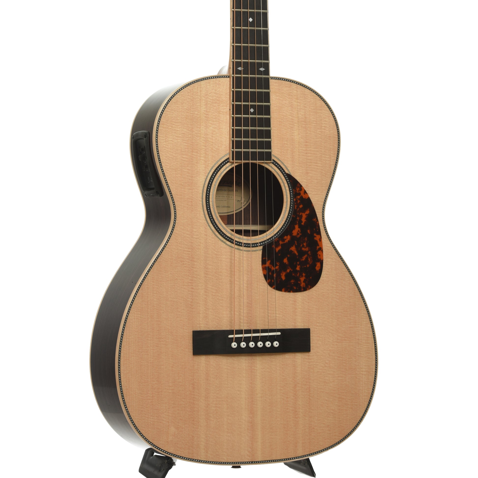 Front and side of Larrivee 00-44RE Legacy Series Acoustic-Electric Guitar