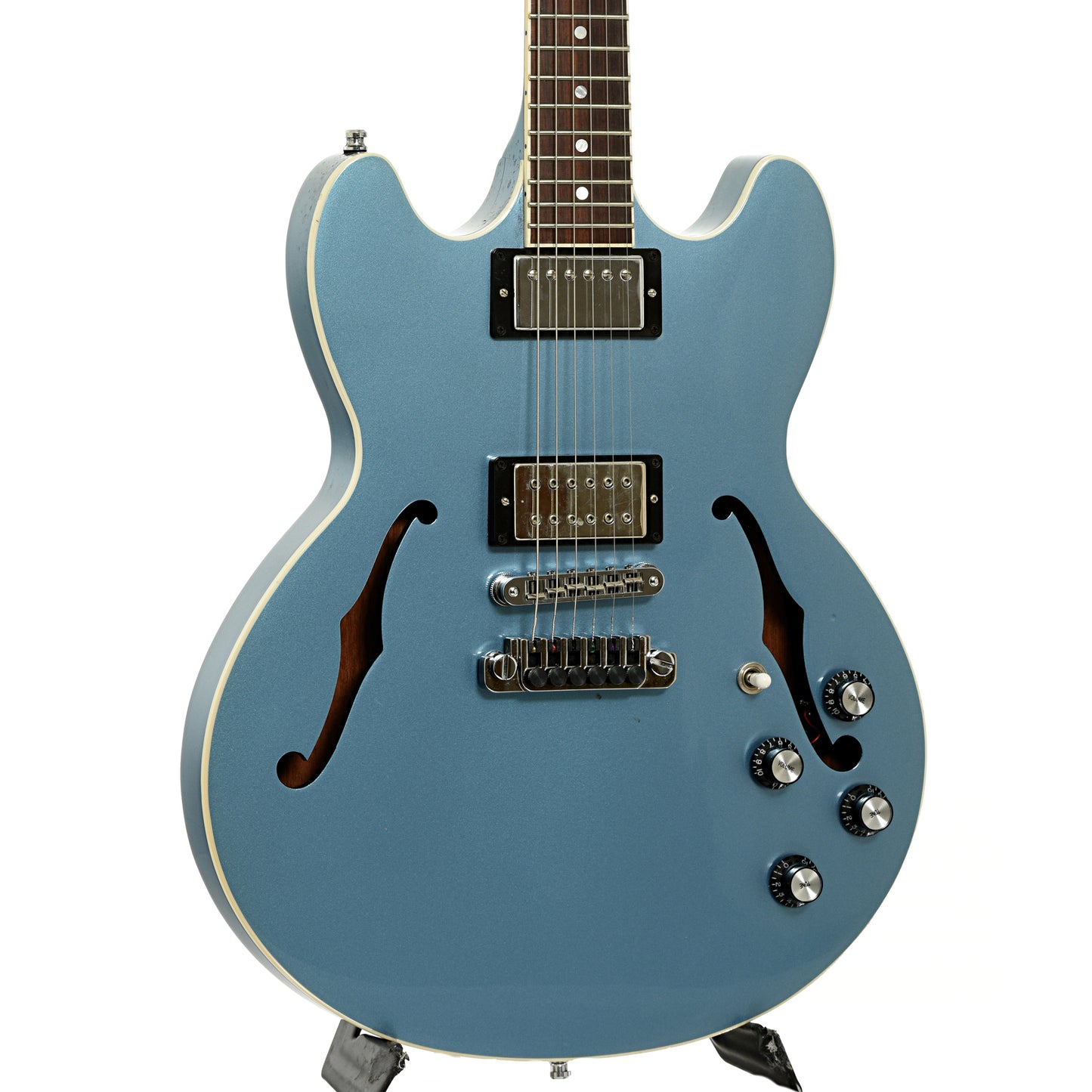 Front and side of Gibson Midtown Standard Hollowbody Electric Guitar 