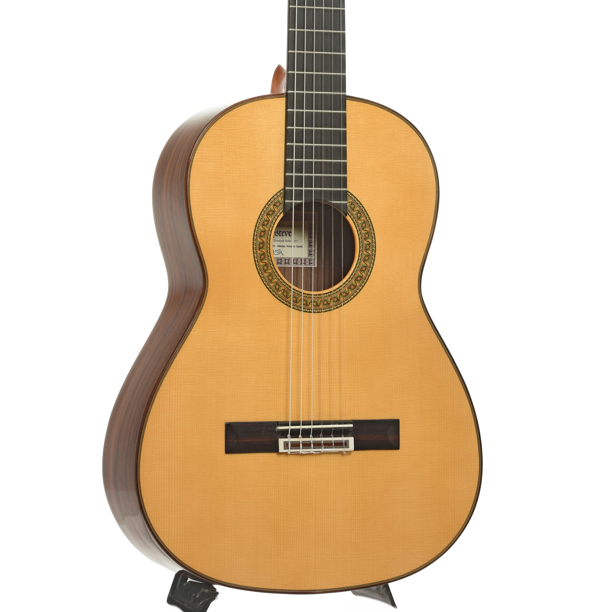 Front and side of Esteve 7SR Classical Acoustic Guitar