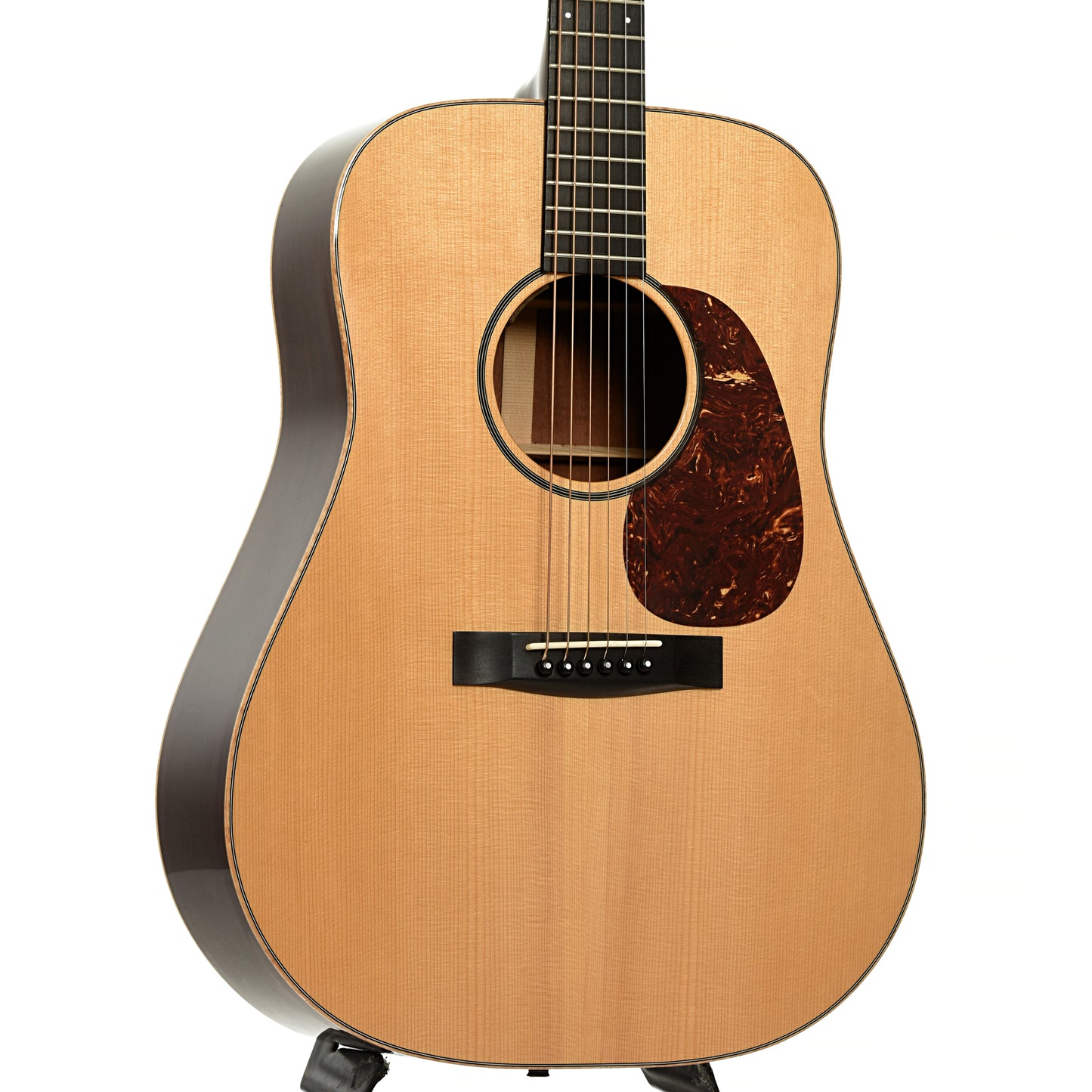 Front and side of Huss & Dalton DM Custom Acoustic Guitar 