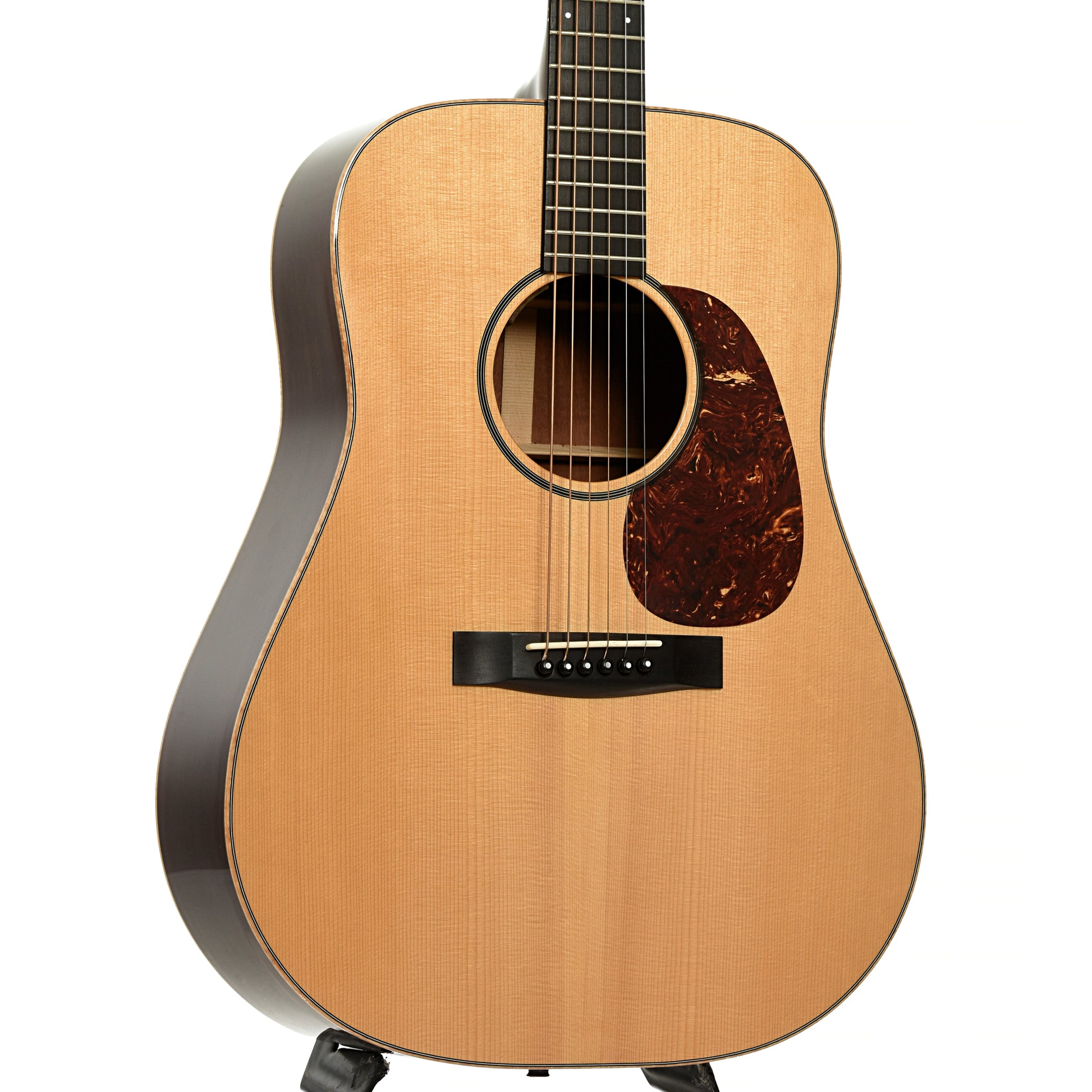 Front and side of Huss & Dalton DM Custom Acoustic Guitar 