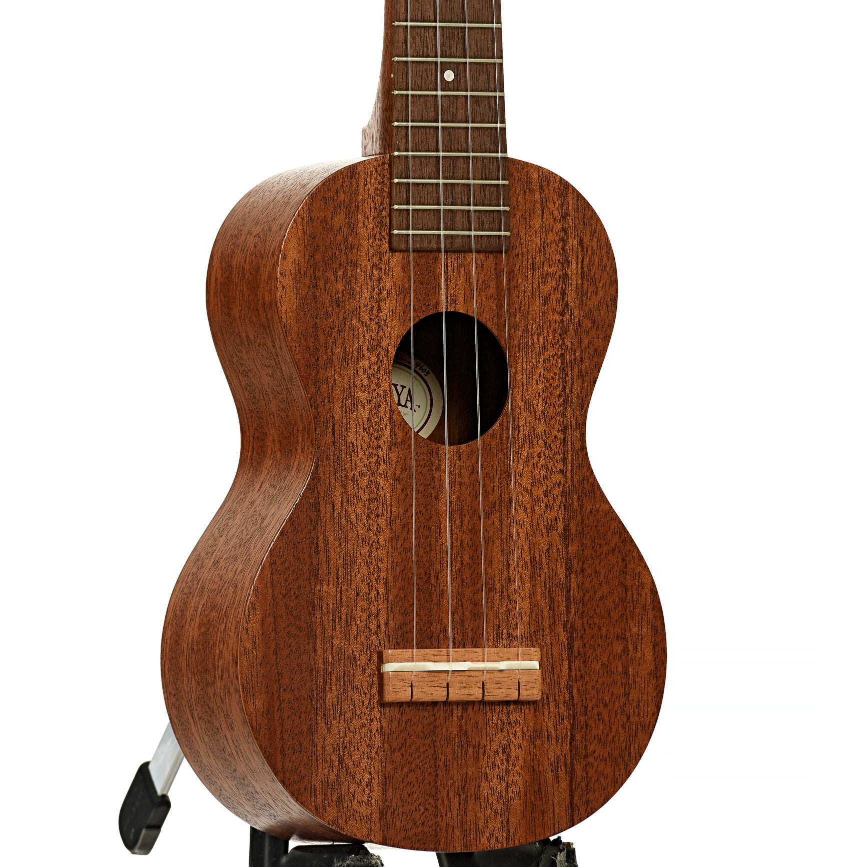 Front and side of Kiwaya Eco Series KS-1G Soprano Ukulele 