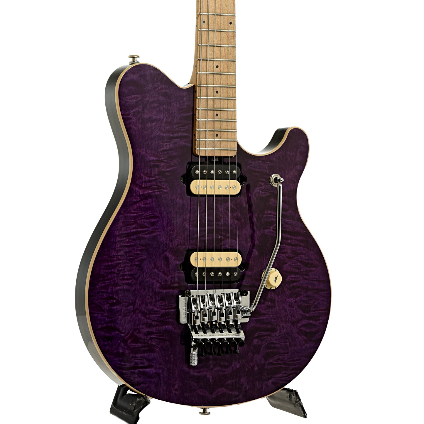 Front and side of Ernie Ball Music Man Eddie Van Halen Signature Model 