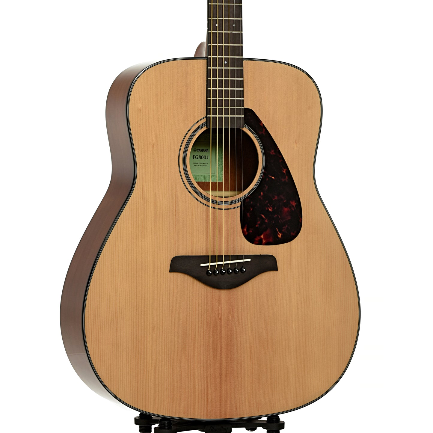 Front and side of Yamaha FG800J Acoustic Guitar