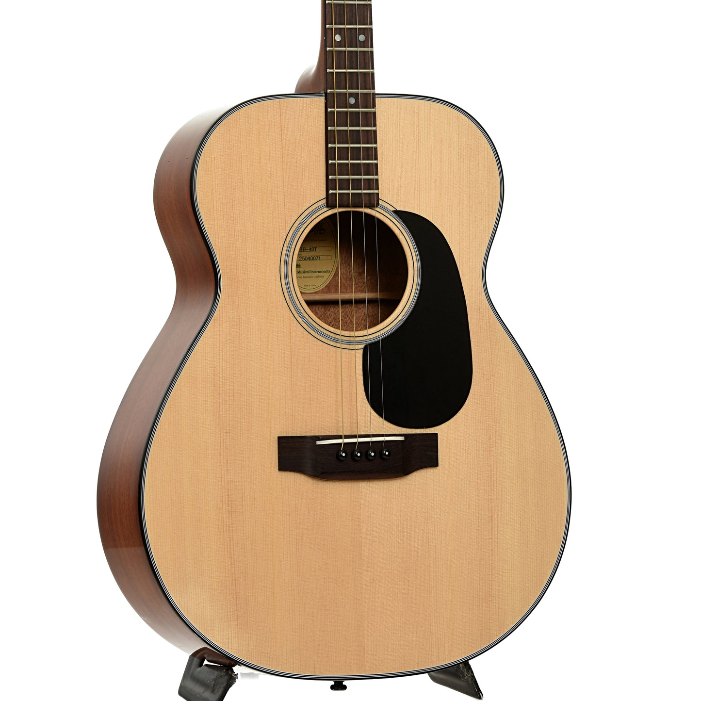 Front and side of Blueridge BR-40T Tenor Guitar