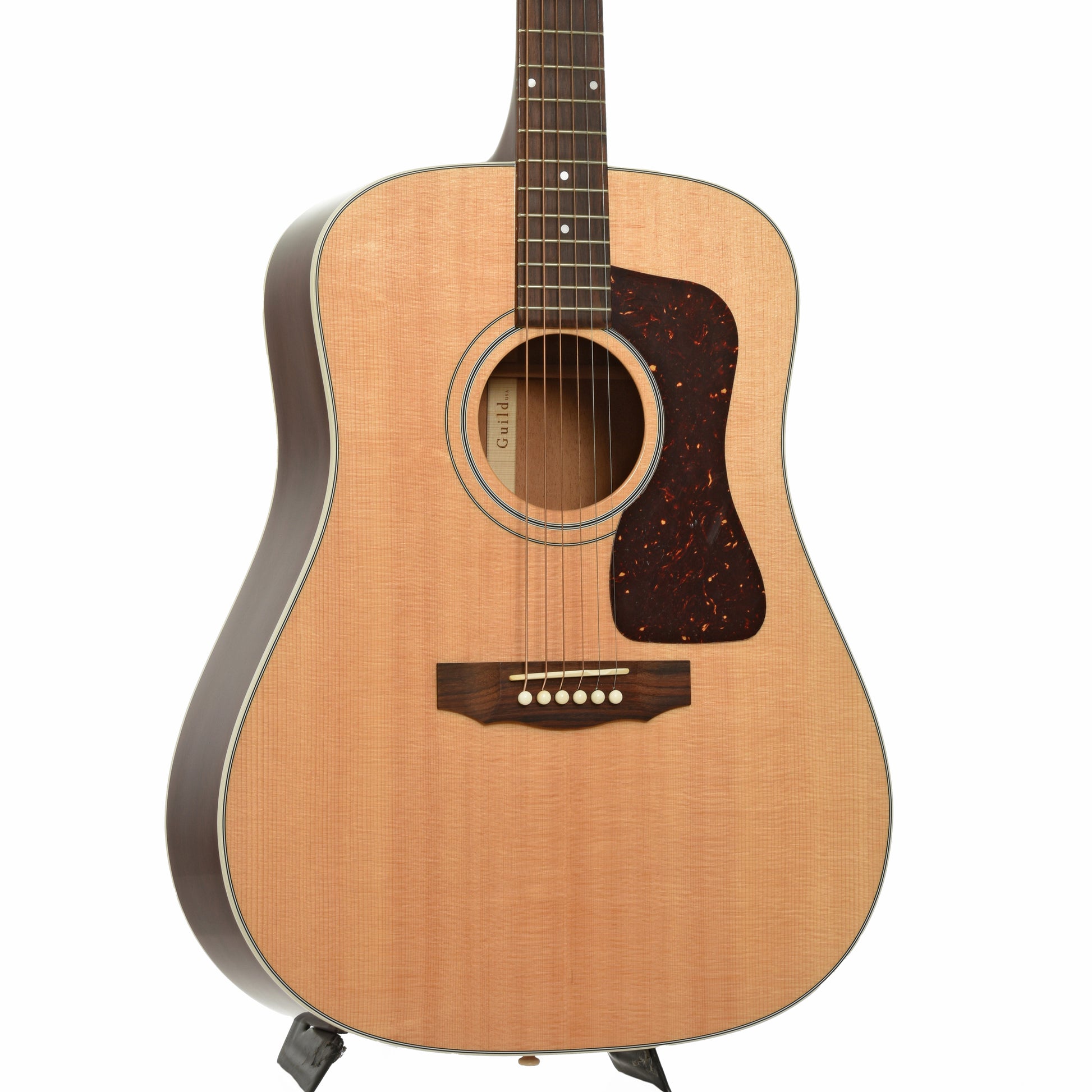 Front and side of Guild D-40 Standard Acoustic Guitar