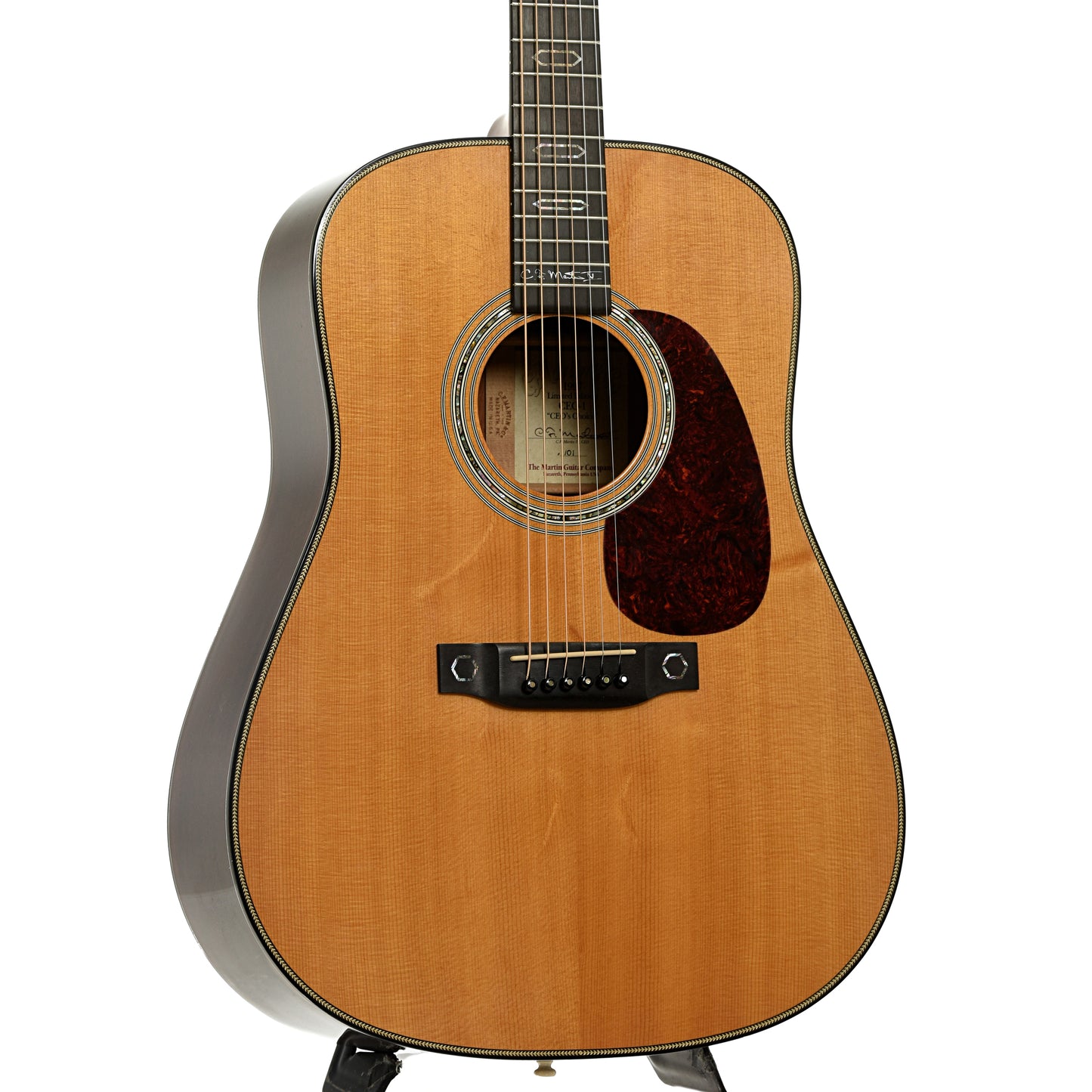Front and side of Martin CEO-1 Acoustic Guitar 