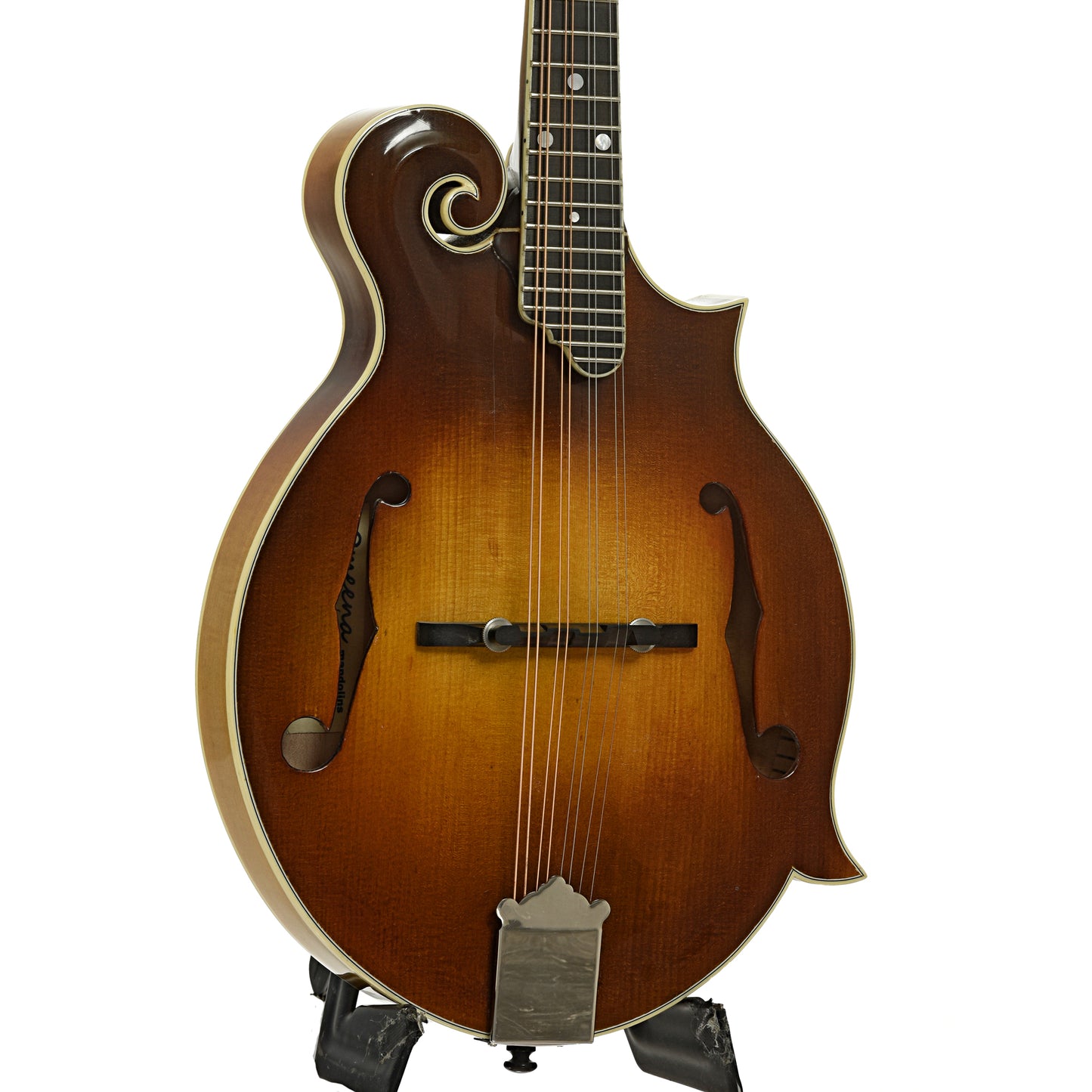 Front and side of Omeena F-5 Mandolin.