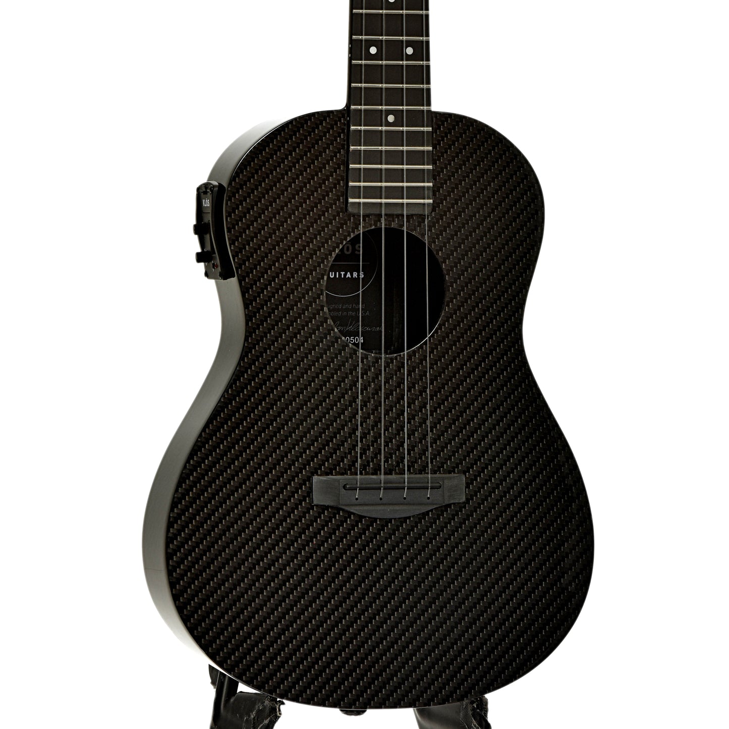 Front and side of Klos Full Carbon Tenor Ukulele