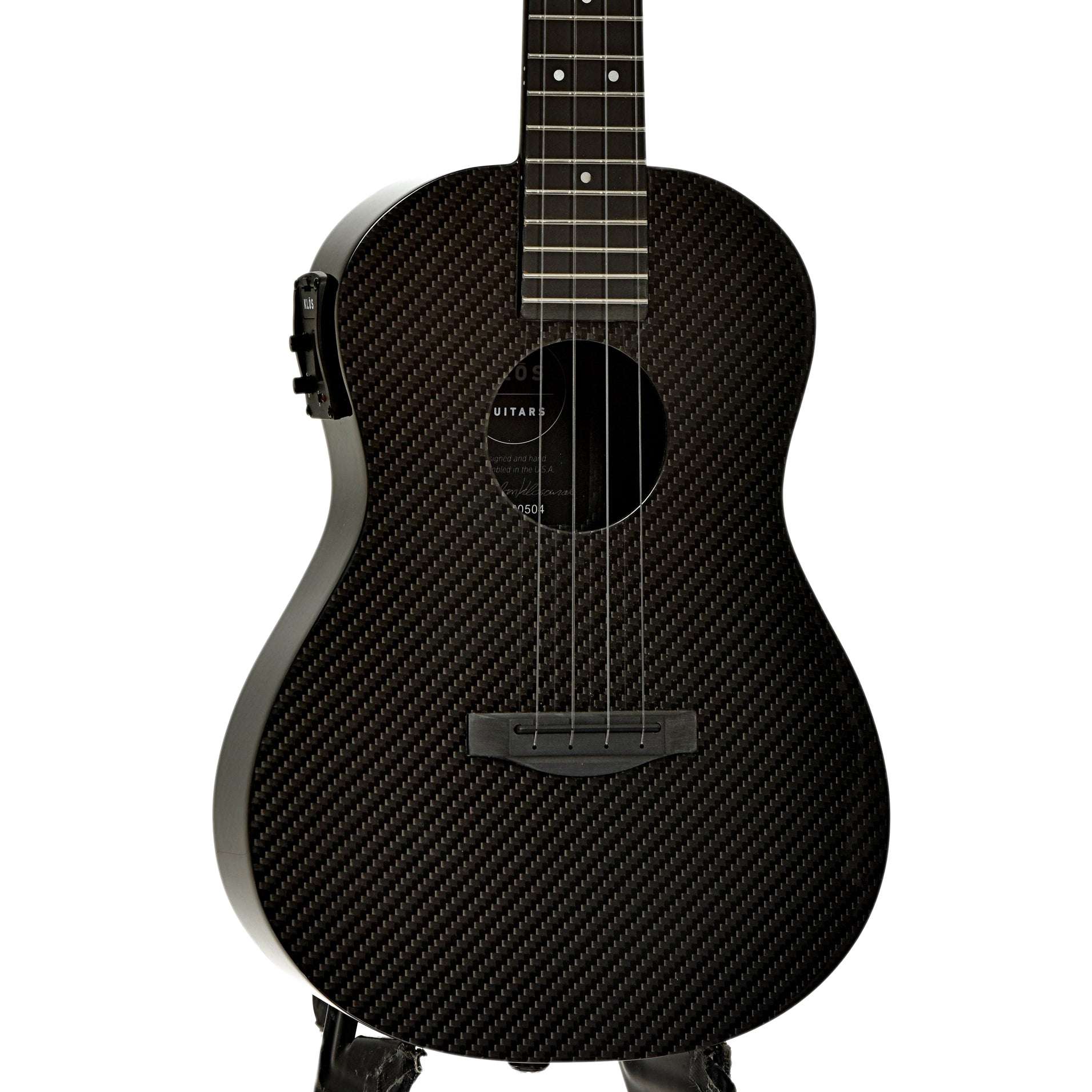 Front and side of Klos Full Carbon Tenor Ukulele