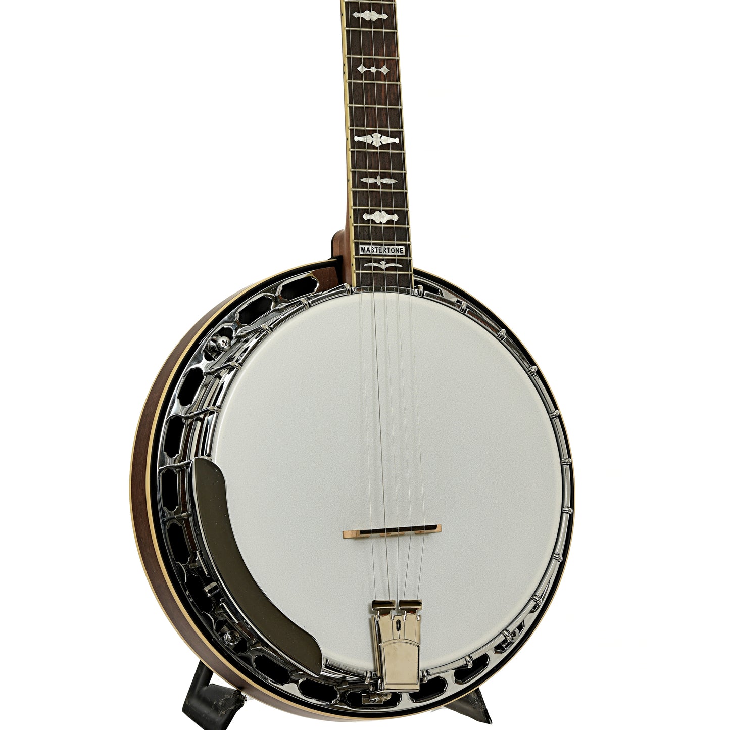 Front and side of Gold Tone OB-150 Resonator Banjo
