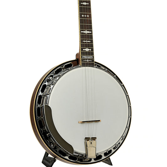 Front and side of Gold Tone OB-150 Resonator Banjo