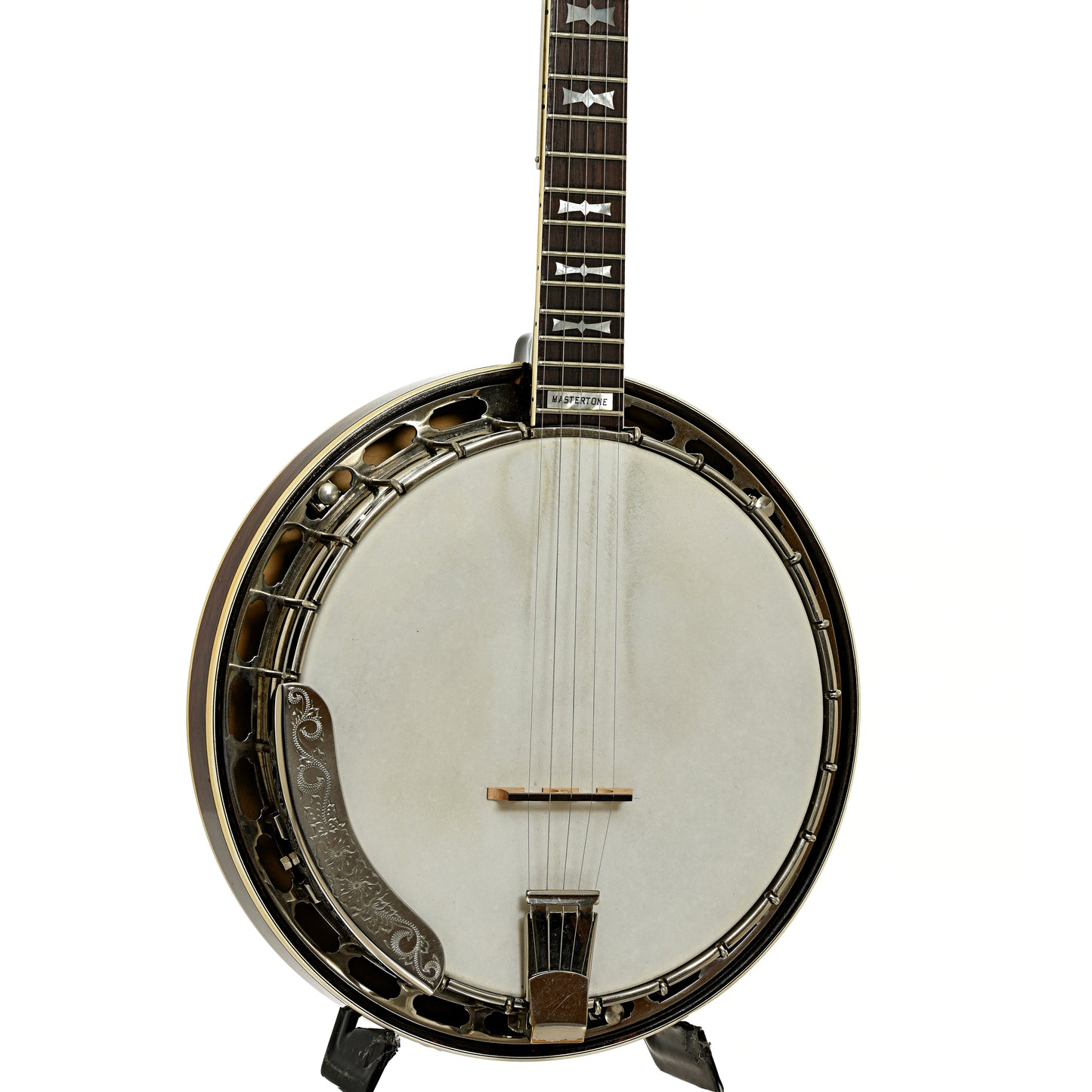 Front and side of Gibson RB-250 Resonator Banjo