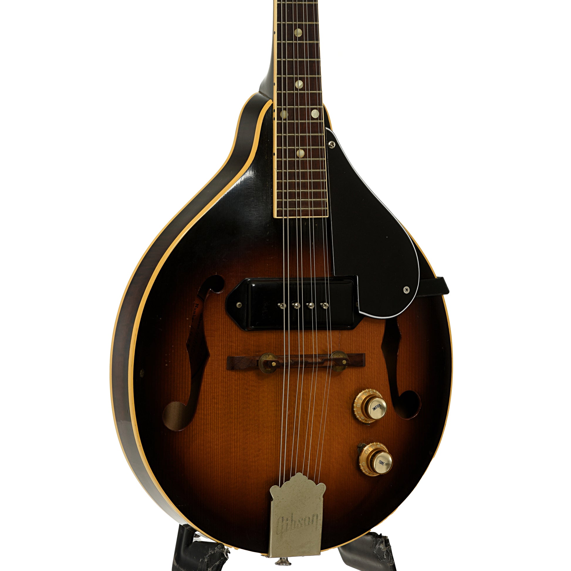 Front and side of Gibson EM-150 Electric Mandolin