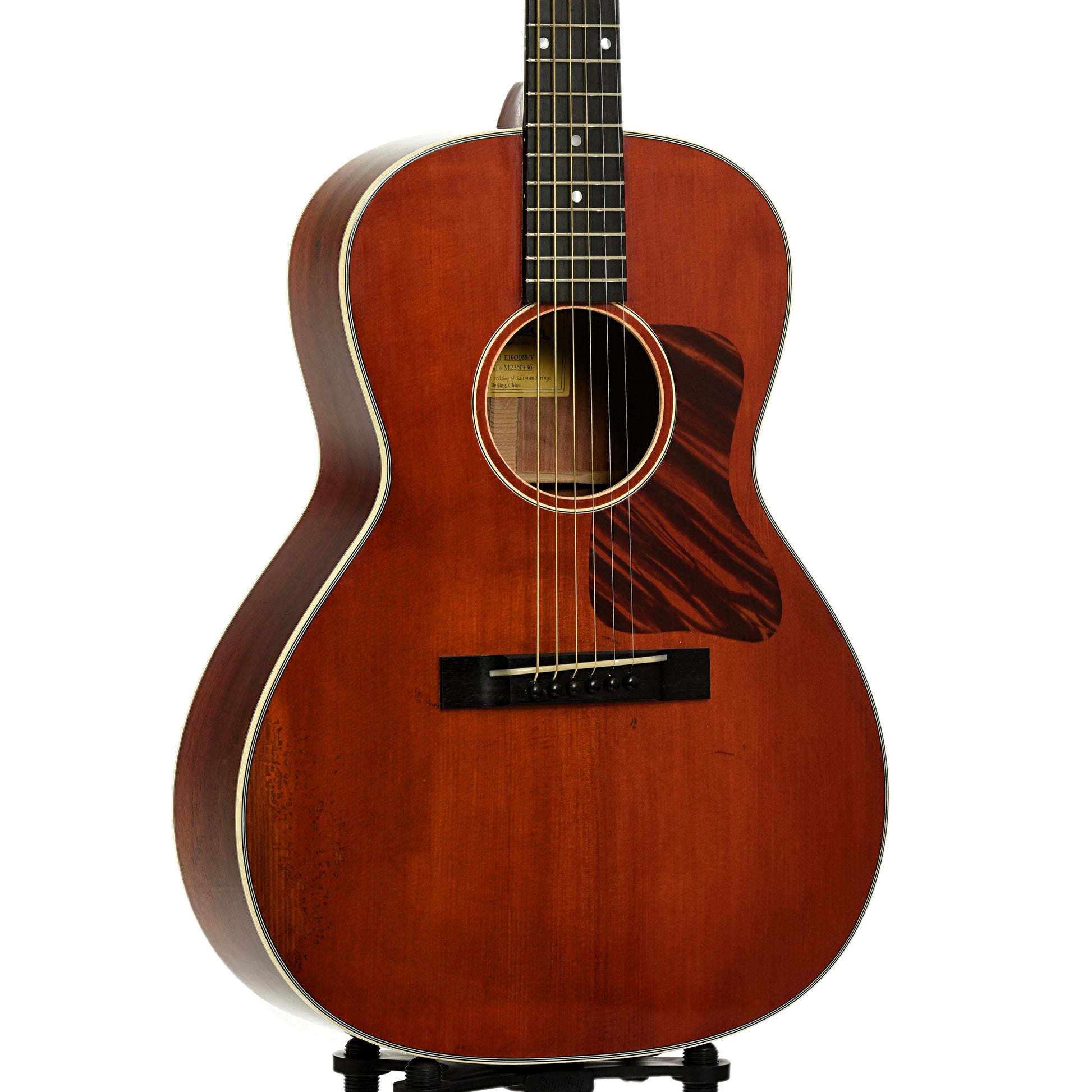 Front and side of Eastman E10 OOSS-V Acoustic Guitar