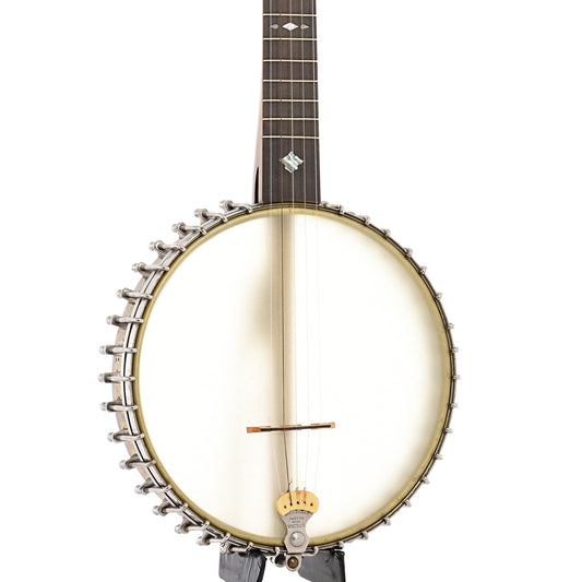 Front and side of Dobson Victor No.2 Specialty Openback Banjo (c.1887)