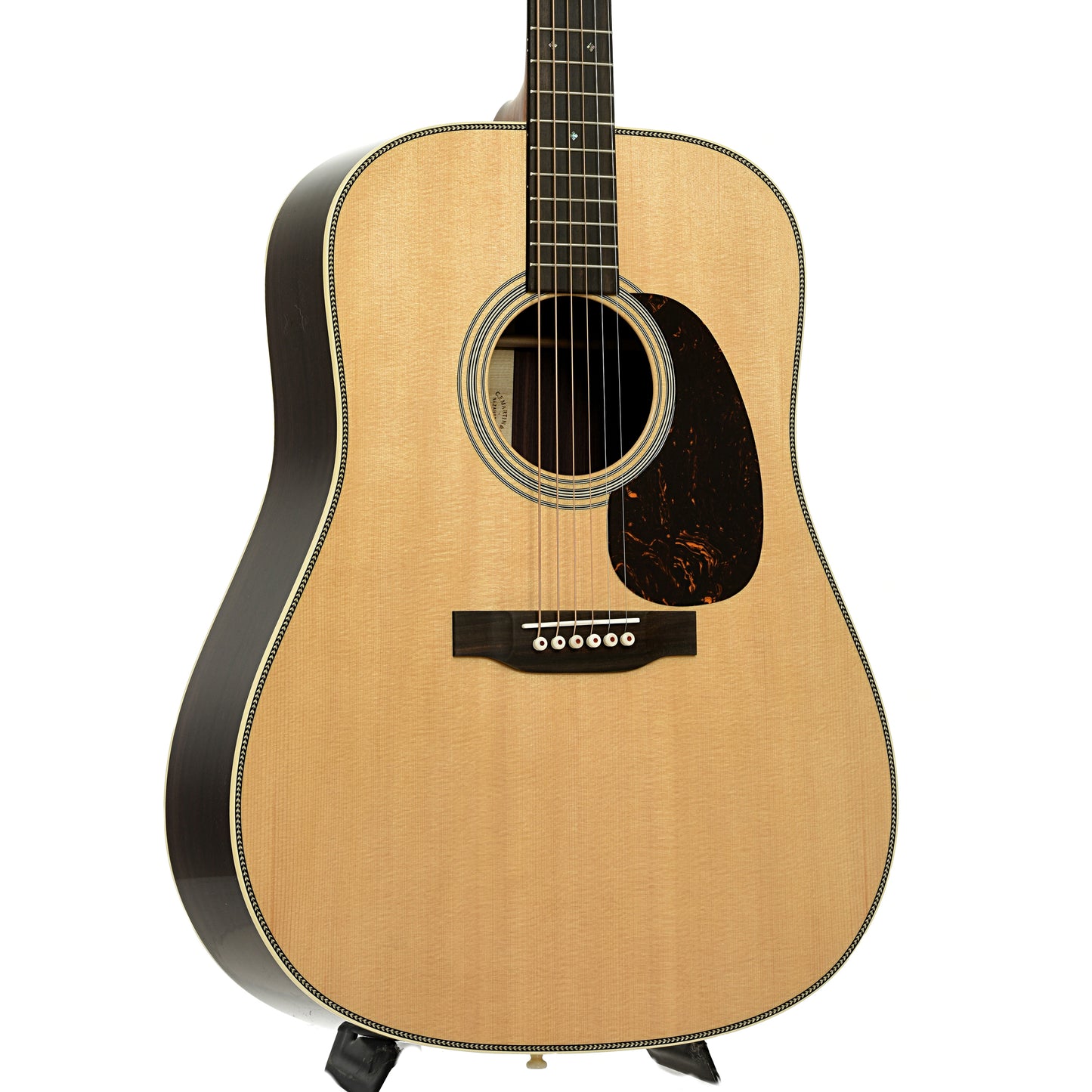 Front and side of Martin Super HD-28 Guitar