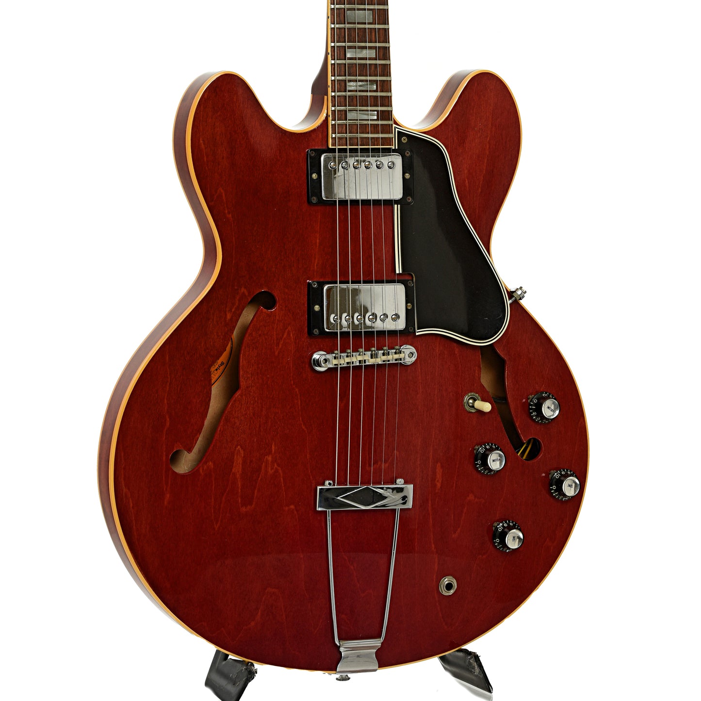 Front and side of Gibson ES-335 Hollowbody Electric Guitar