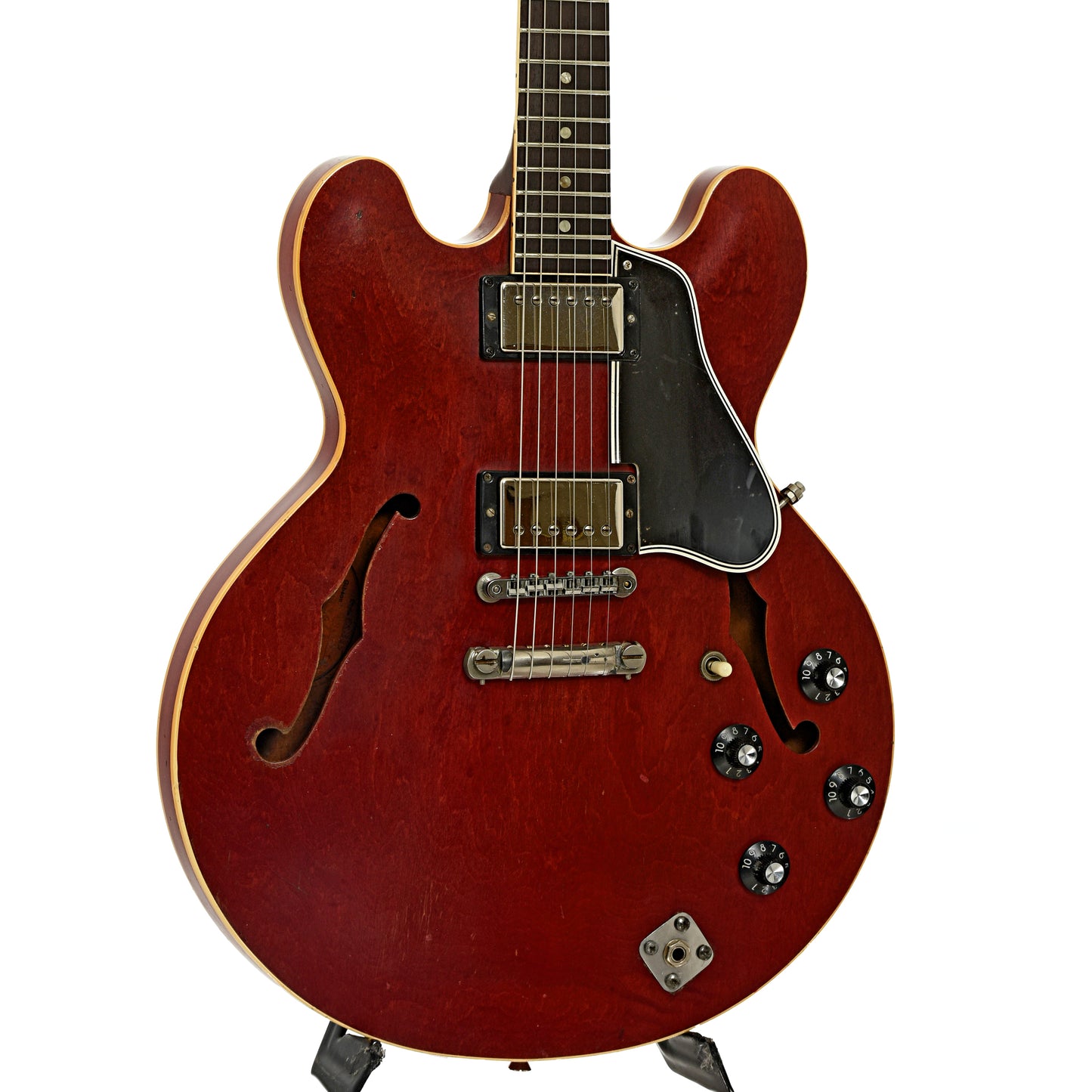 Front and side of Gibson ES-335 Hollowbody Electric Guitar 