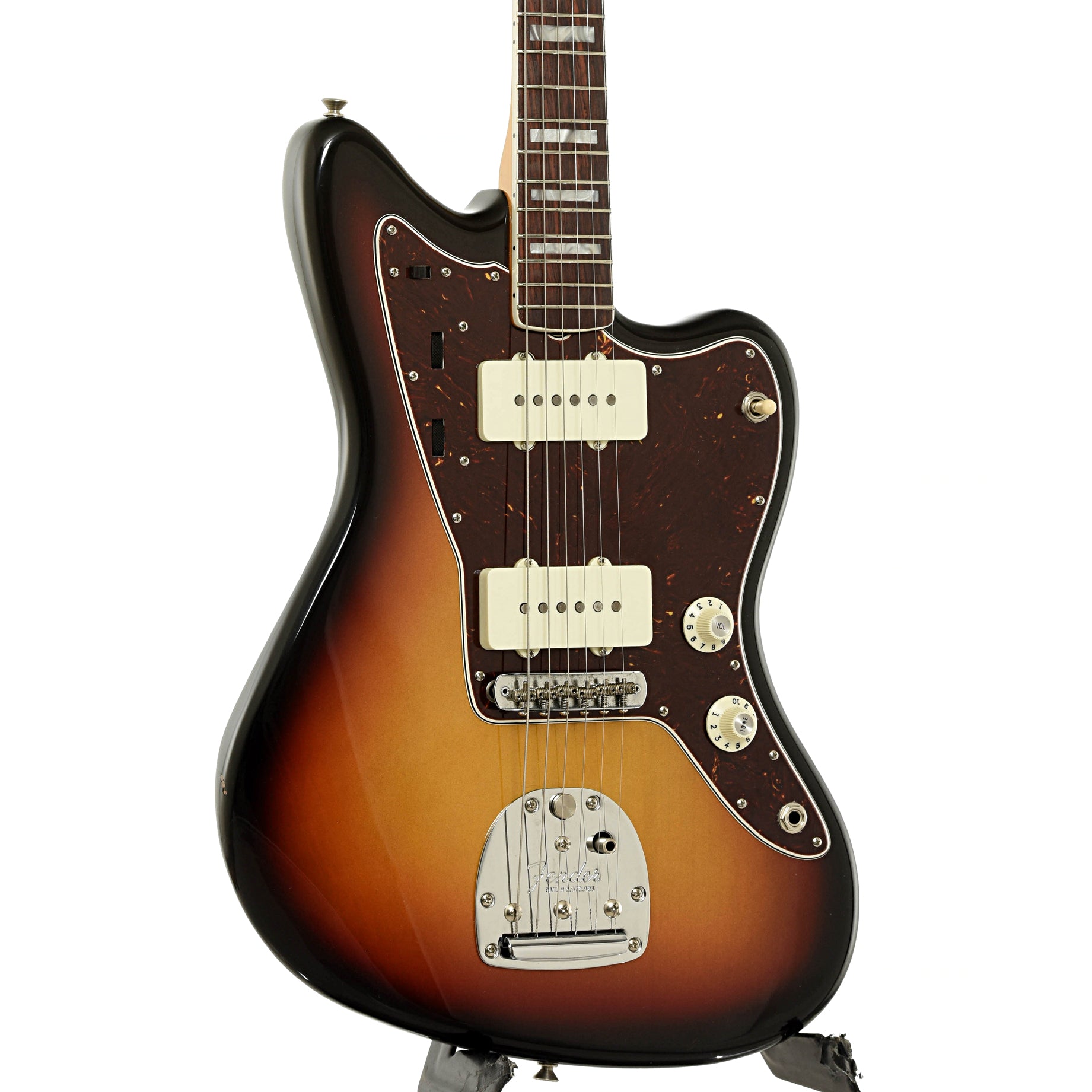 Front and side of Fender American Vintage II 1966 Jazzmaster Electric Guitar