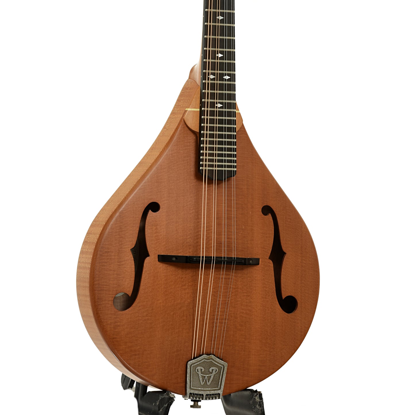 Front and side of Weber Hyalite Mandolin  