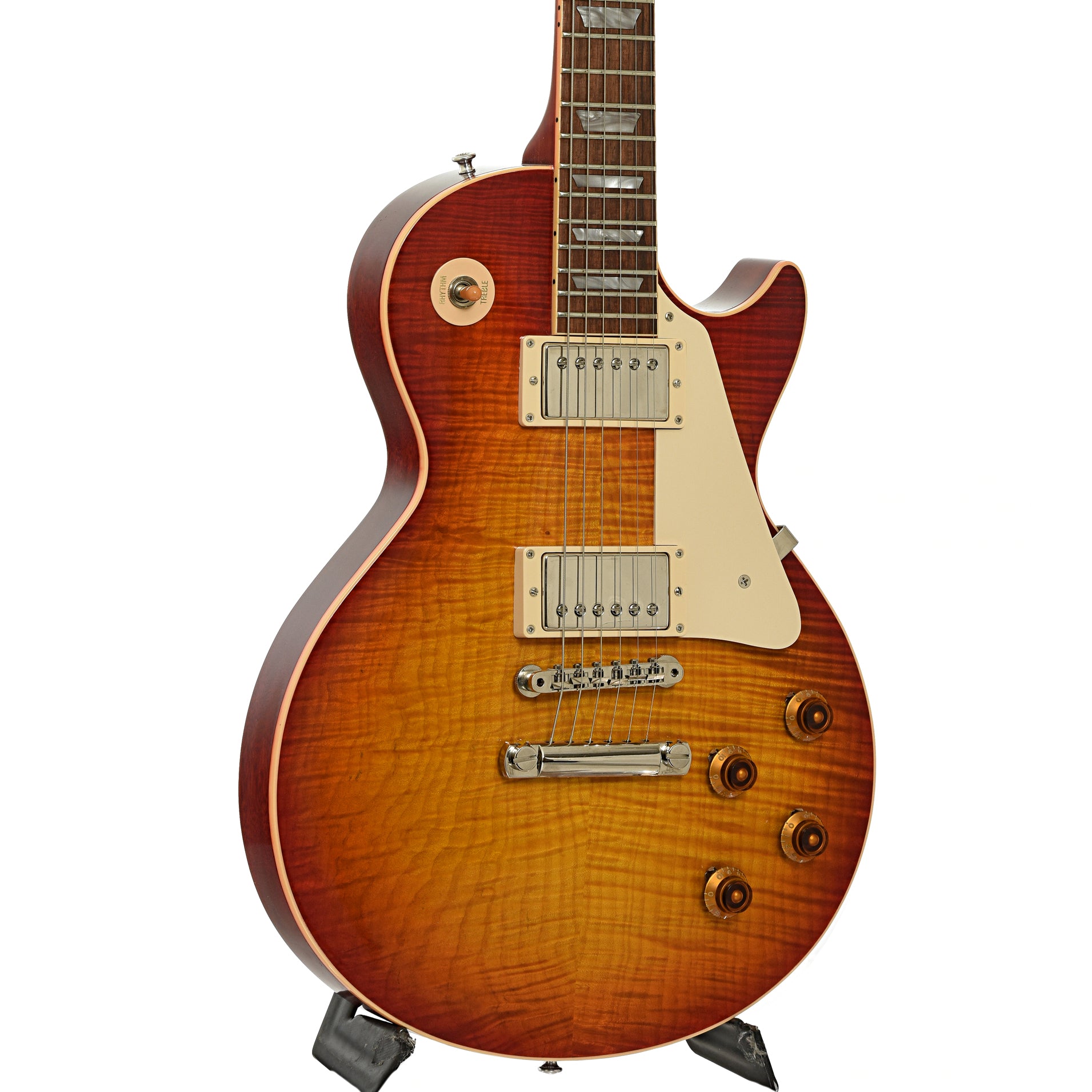 Front and side of Gibson Les Paul Standard R9 1959 Reissue Electric Guitar 