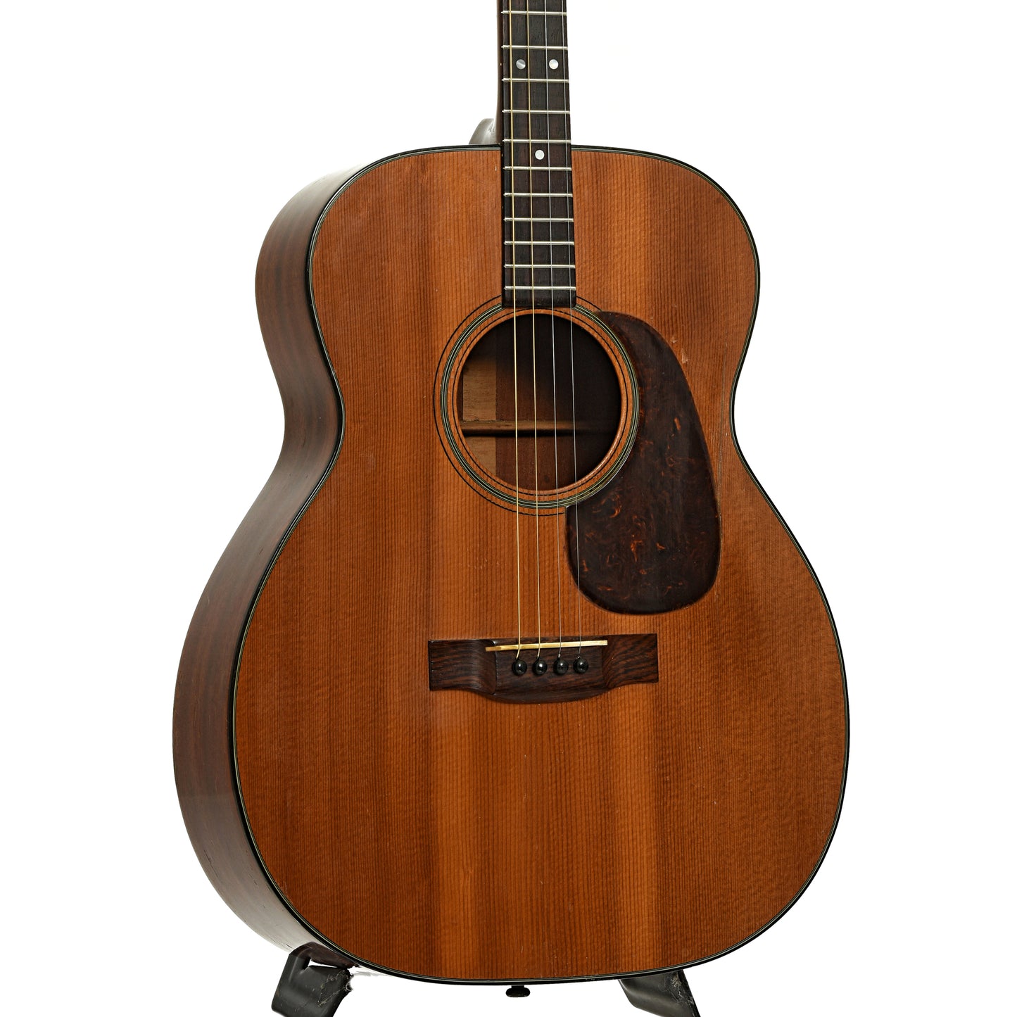 Front and side of Martin 0-18T Tenor Acoustic Guitar