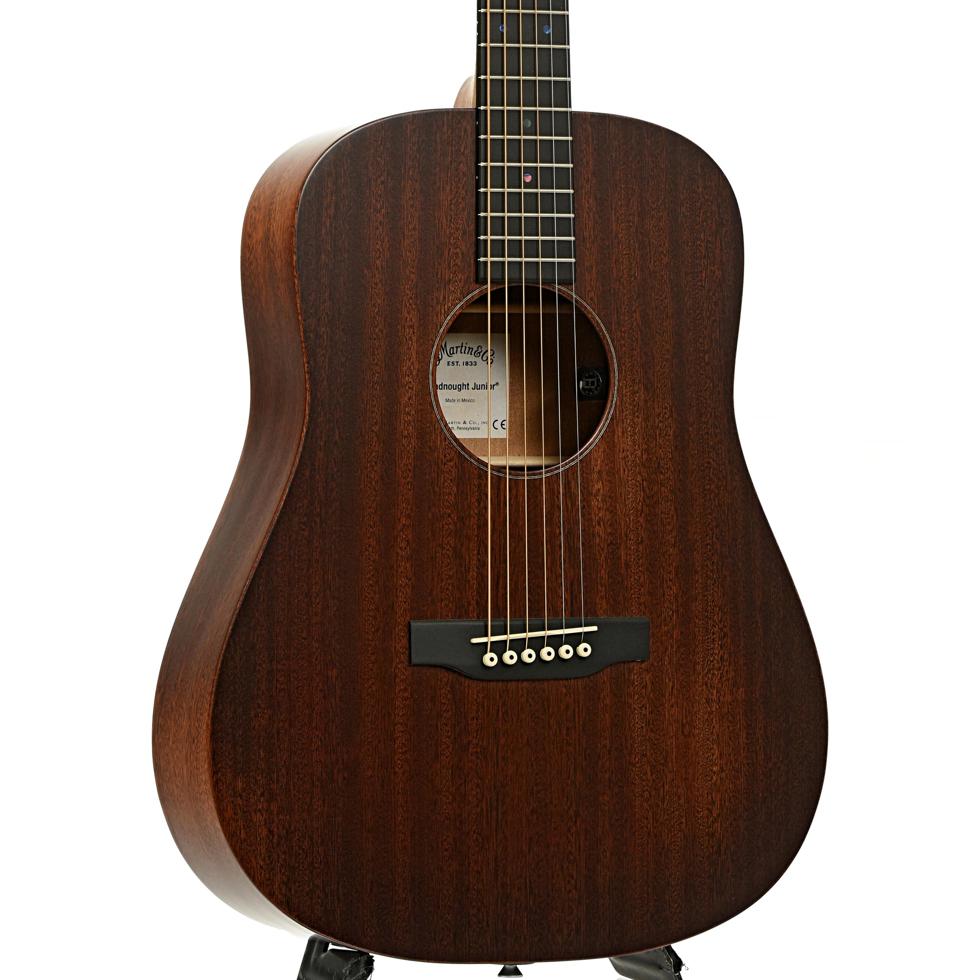 Front of DC-JRE StreetMaster Junior Acoustic Electric Guitar & Gigbag