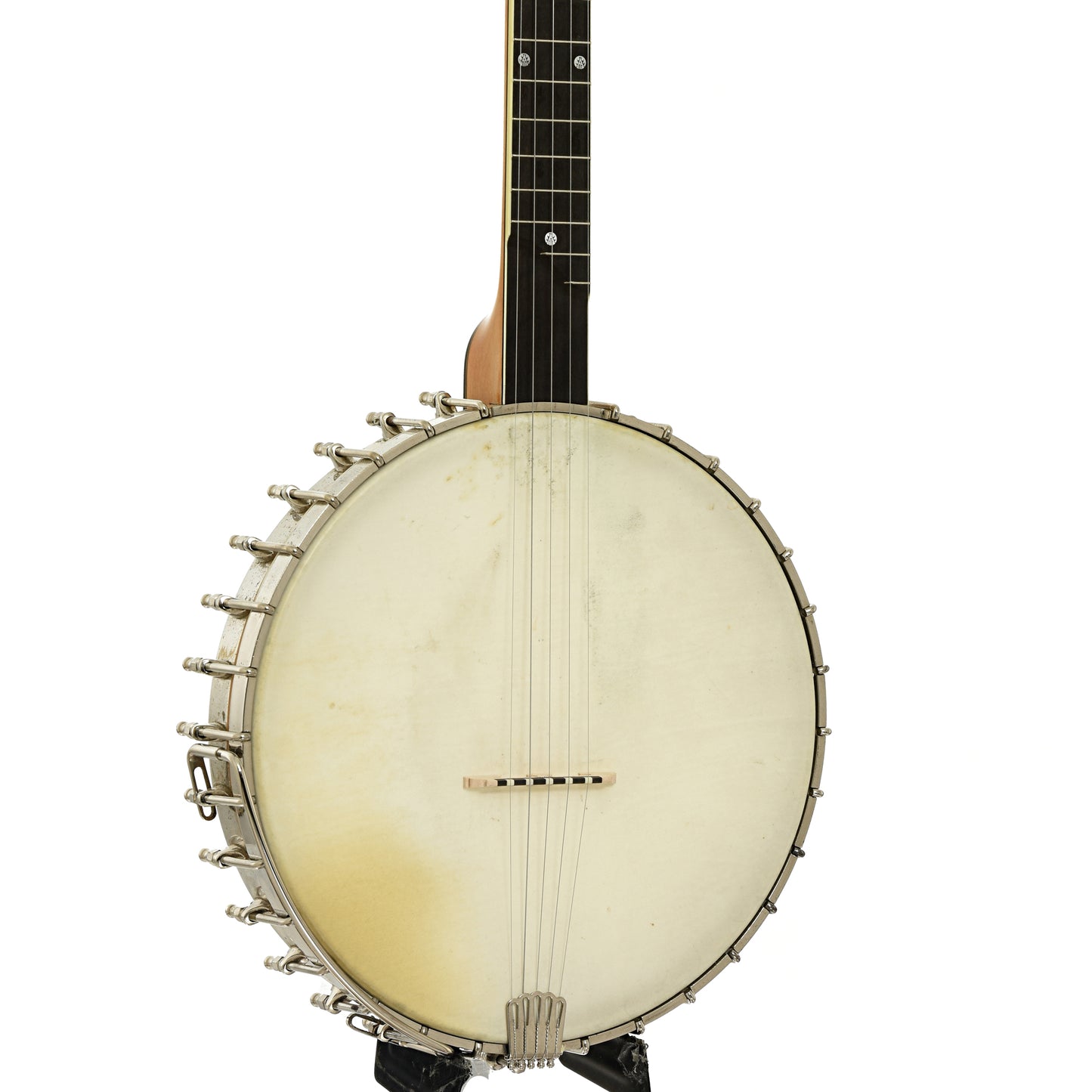 Front and side of Vega Whyte Laydie Conversion No.2 Openback Banjo 
