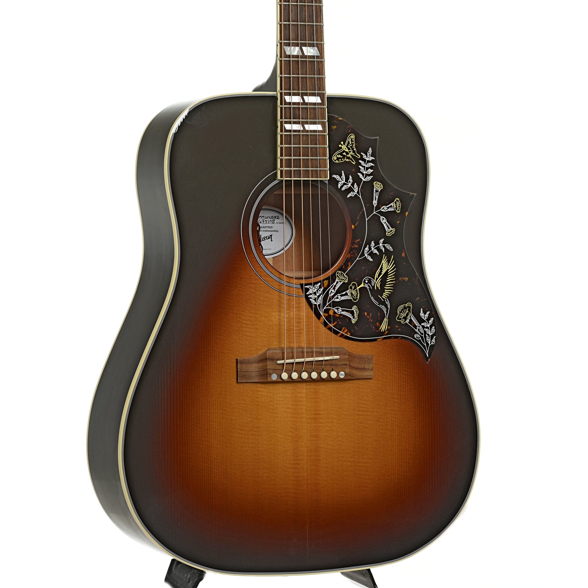 Front and side of Gibson Hummingbird Standard Acoustic-Electric Guitar