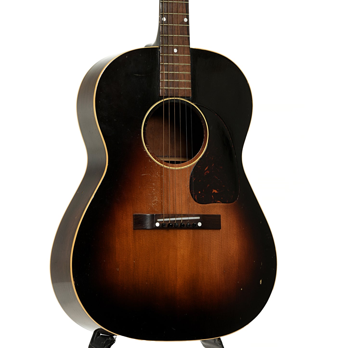 Front and side of Gibson LG-1 Acoustic Guitar 