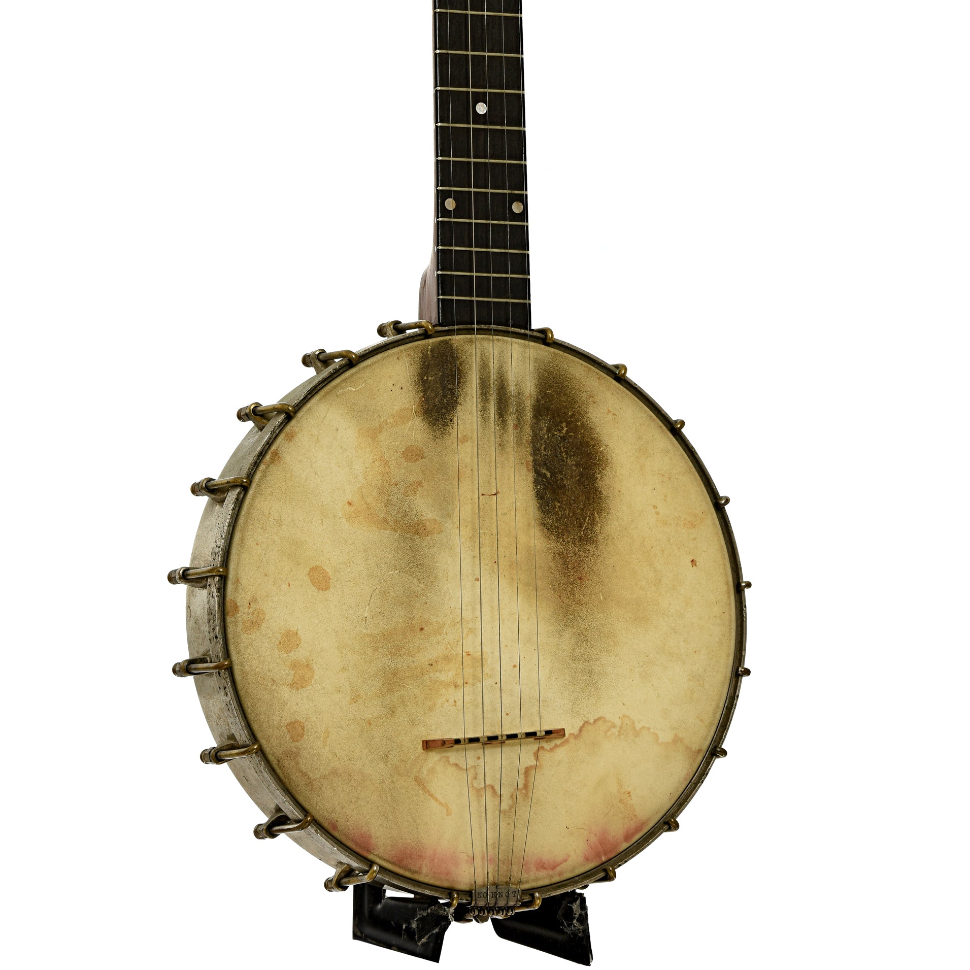 Front and side of S.S. Stewart Openback Banjo