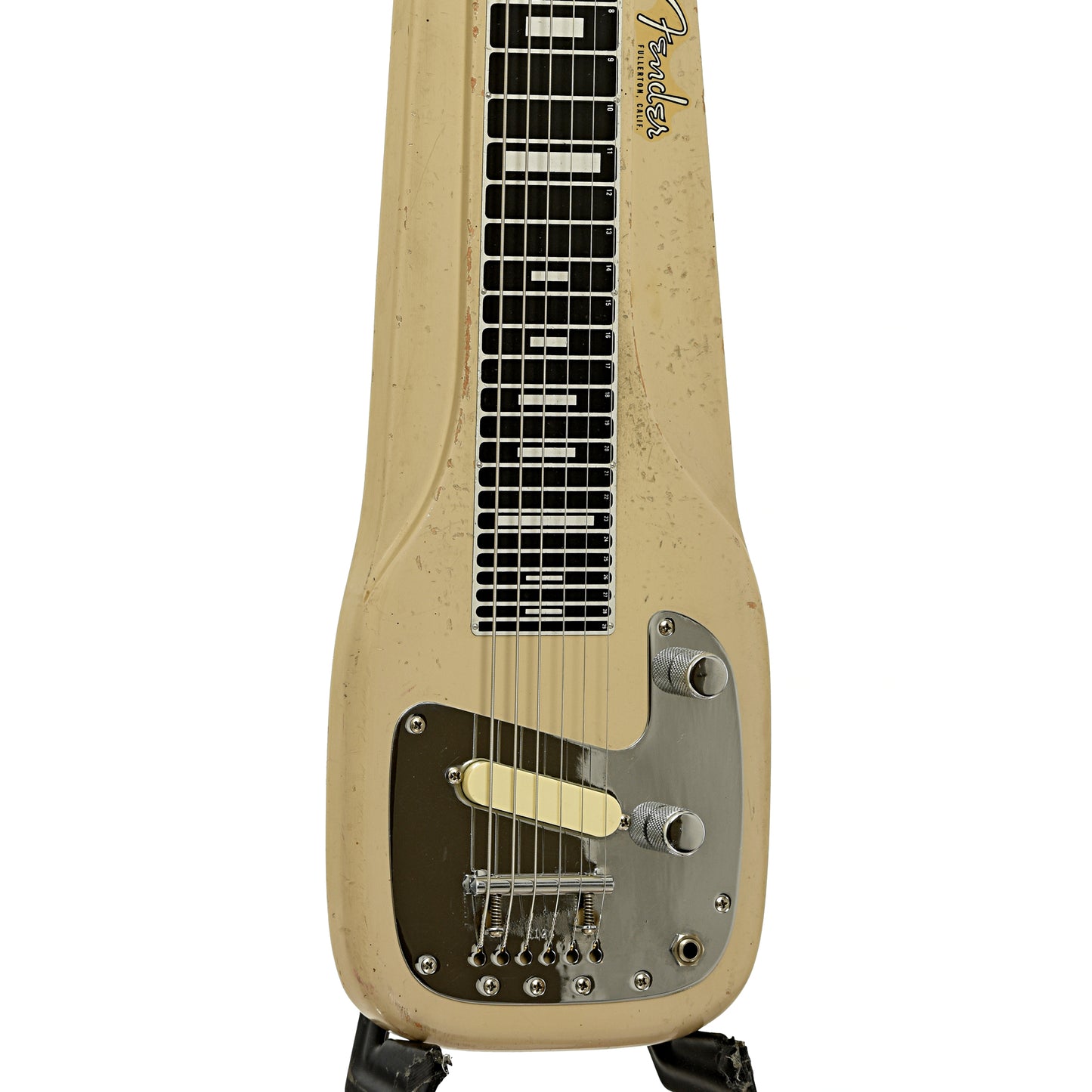 Front and side of Fender Studio Deluxe Lap Steel 
