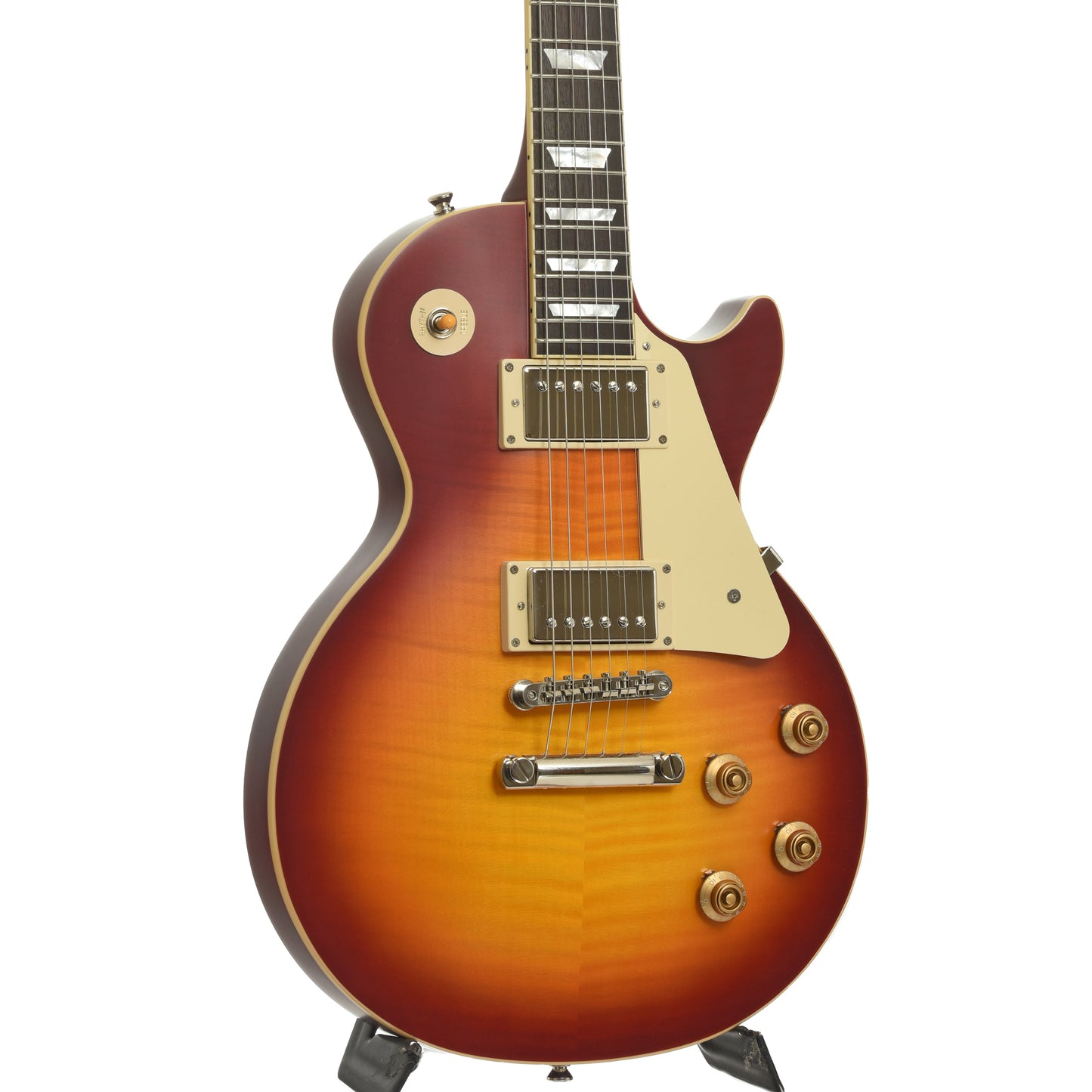 Front and side of Epiphone IGC 1959 Les Paul Standard Reissue Electric Guitar 
