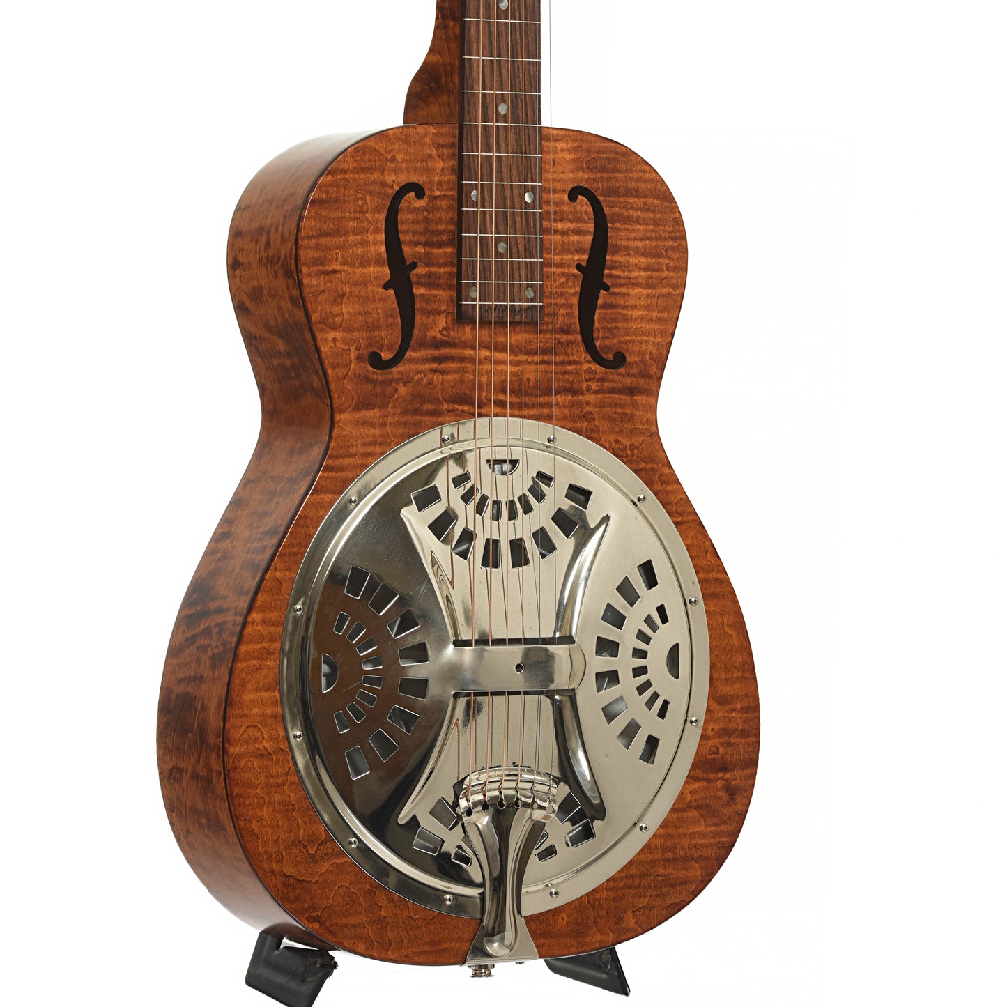 Front and side of Dobro Hound Dog Squareneck Resonator Guitar