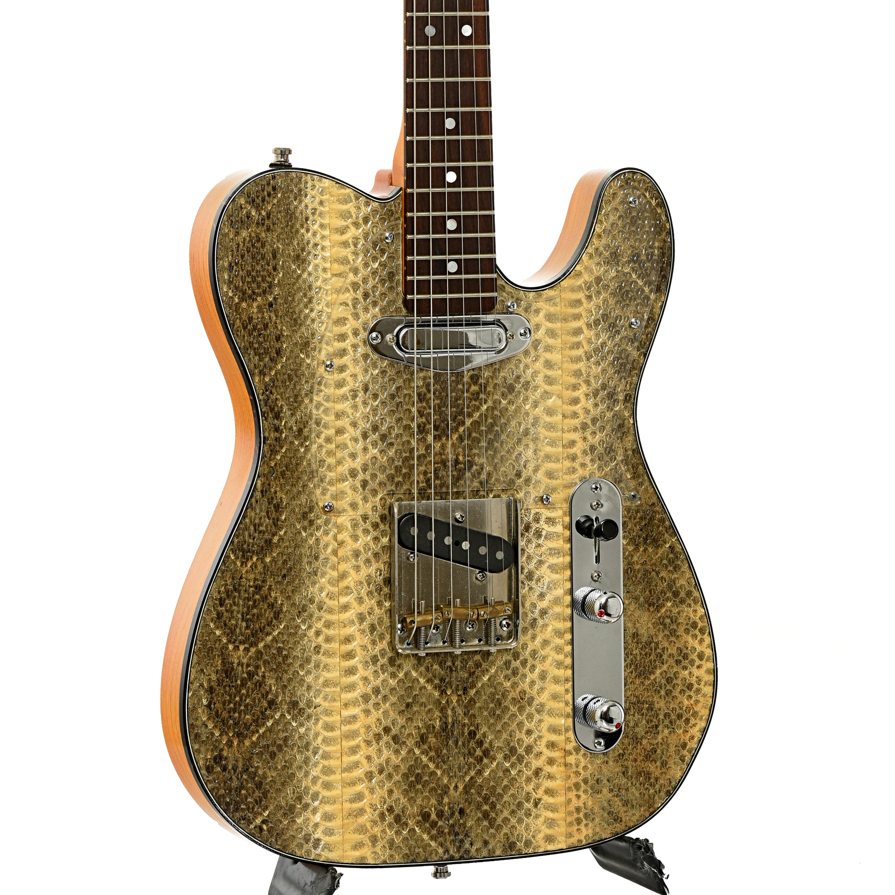 Front and side of Wagner Snakeskin T Electric Guitar