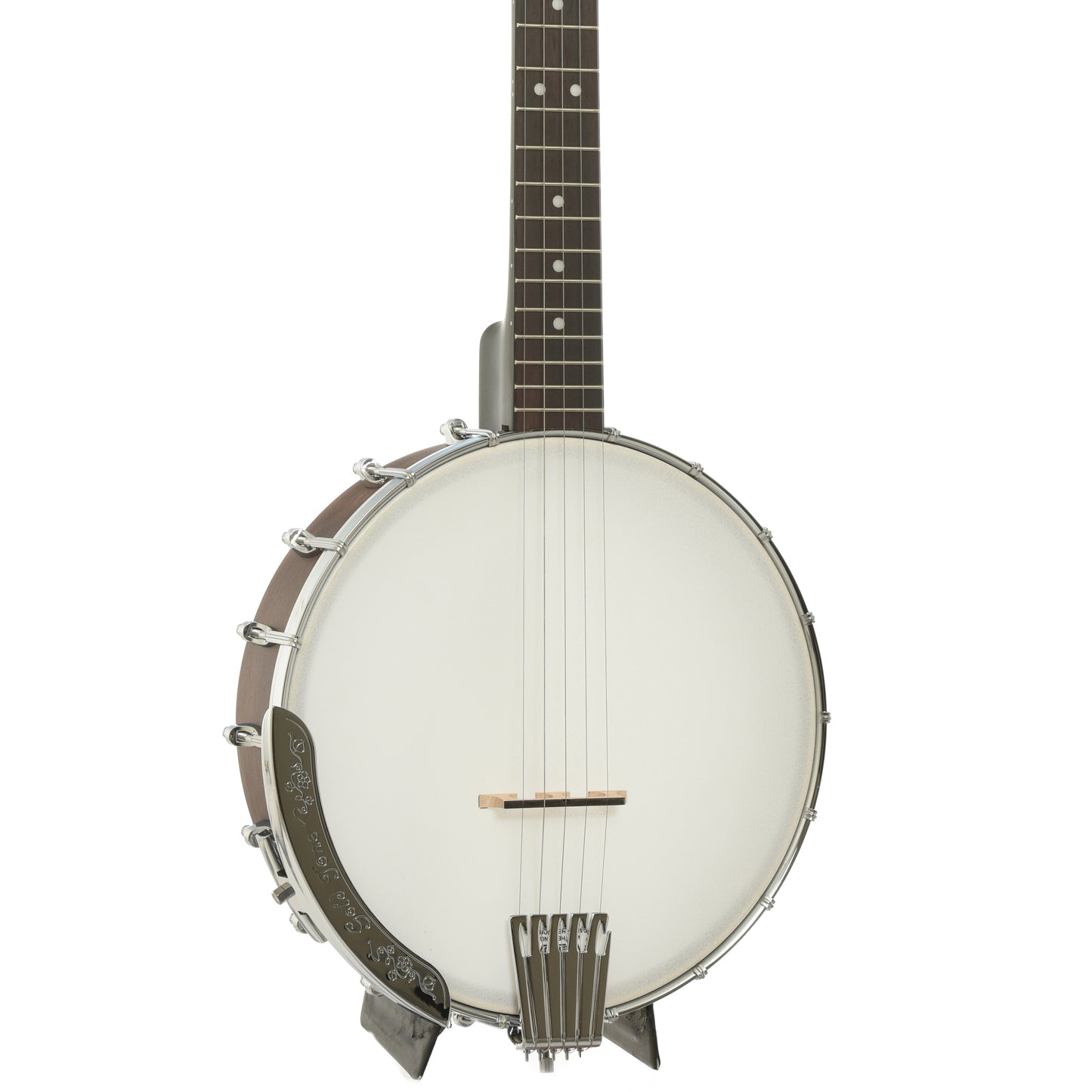 Front and side of Gold Tone CC-50 Cripple Creek Open Back Banjo