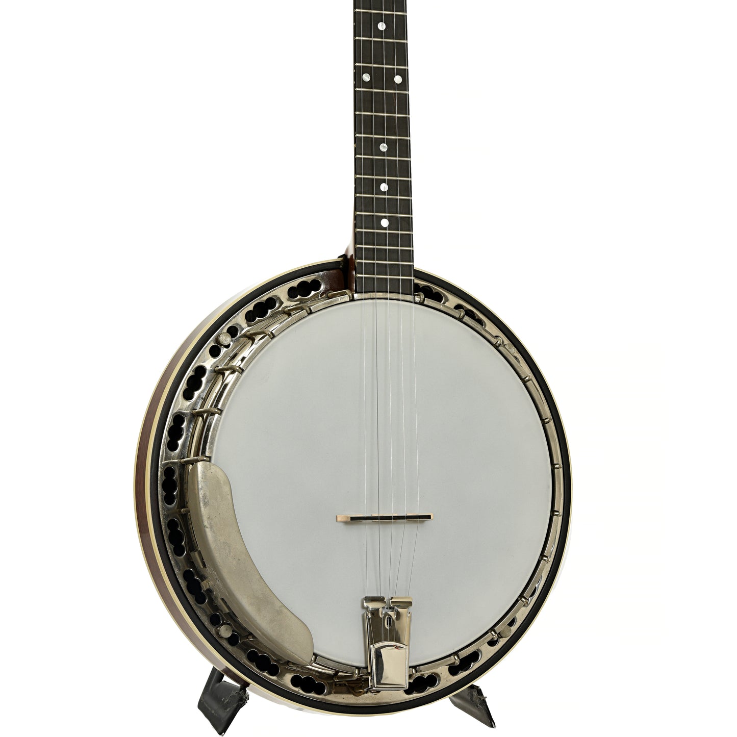 Front and side of Deering Sierra Resonator Banjo
