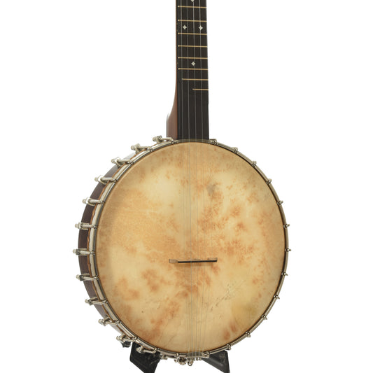 Front and side of Rickard Dobson Custom Openback Banjo   